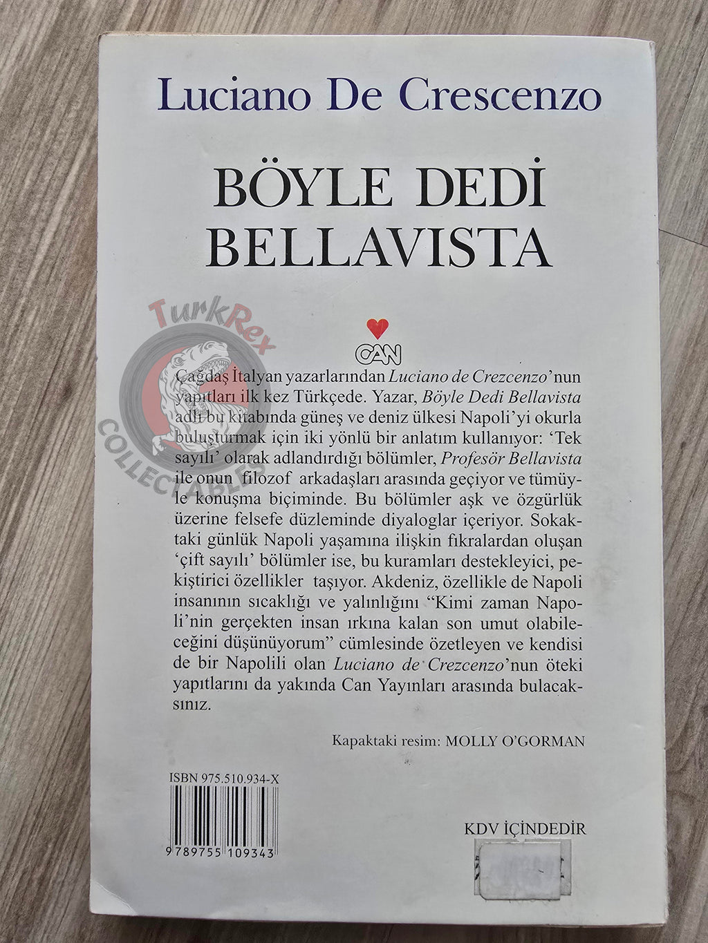 Luciano De Crescenzo – Così Parlò Bellavista 1999 1st Turkish Book Turkey