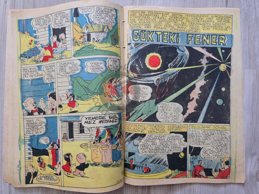 Çocuk Haftası Magazine 1962 Porky Pig Turkish Comic Turkey