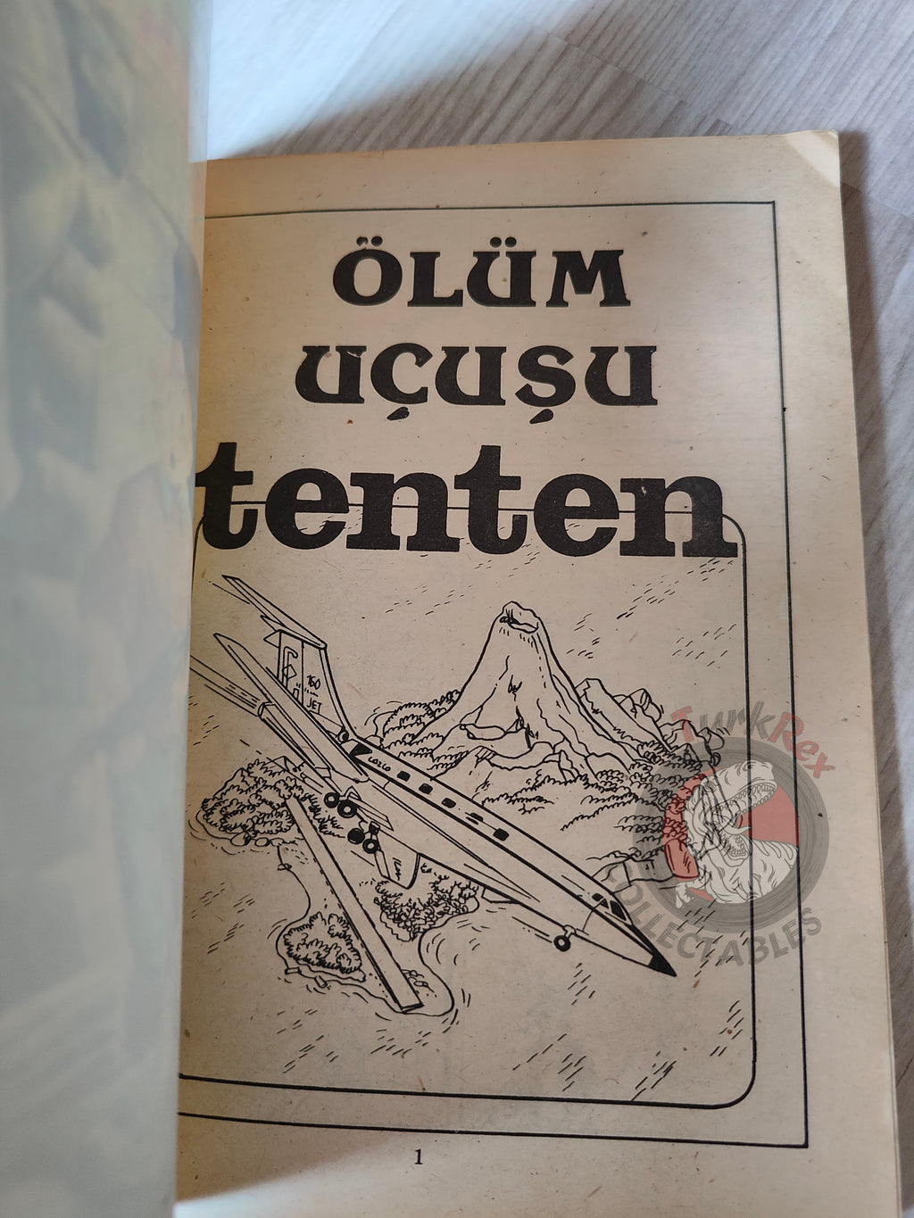 Tintin – Flight 714 to Sydney  early 1980s Turkish Edition Comic Turkey