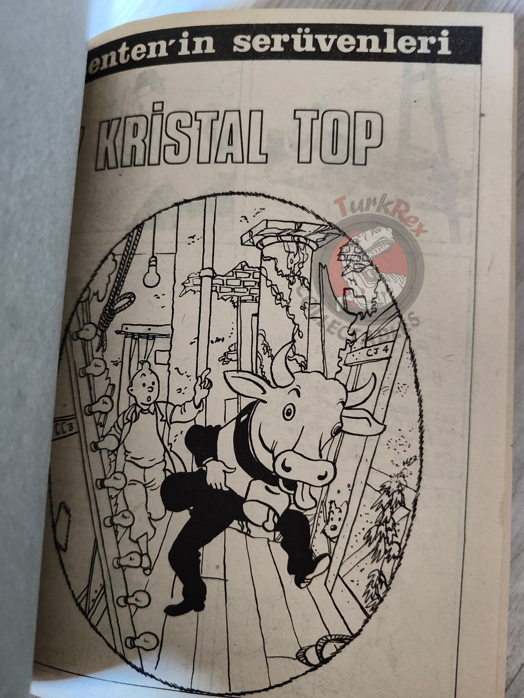 Tintin – The Seven Crystal Balls mid 1980s Turkish Edition Comic Turkey 2