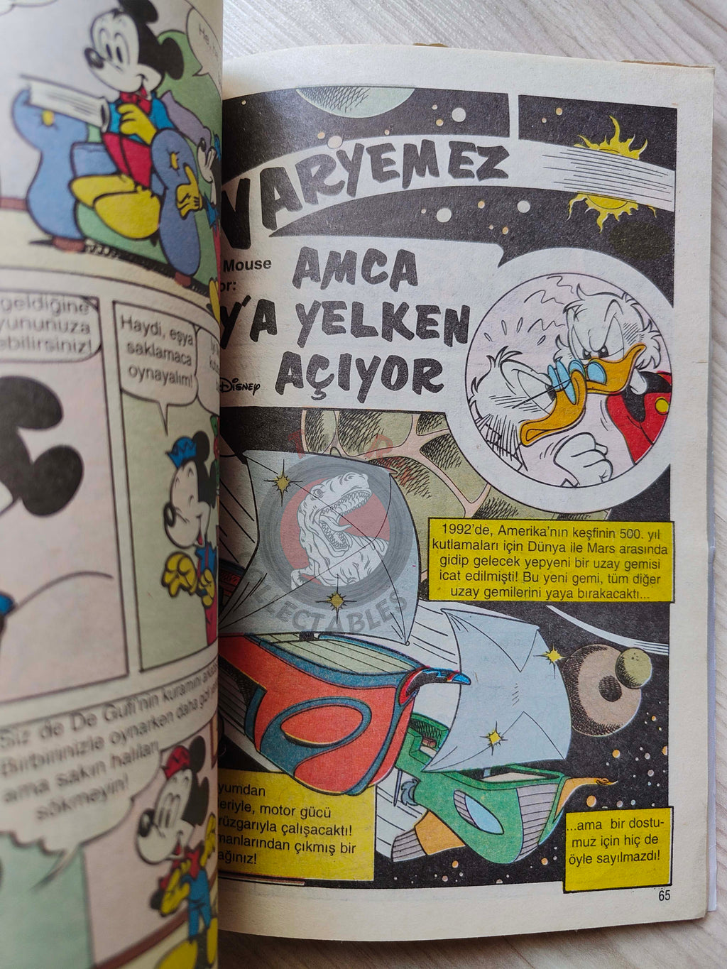 Mickey Mouse #1 1995 Turkish Comic Turkey Walt Disney Donald Duck