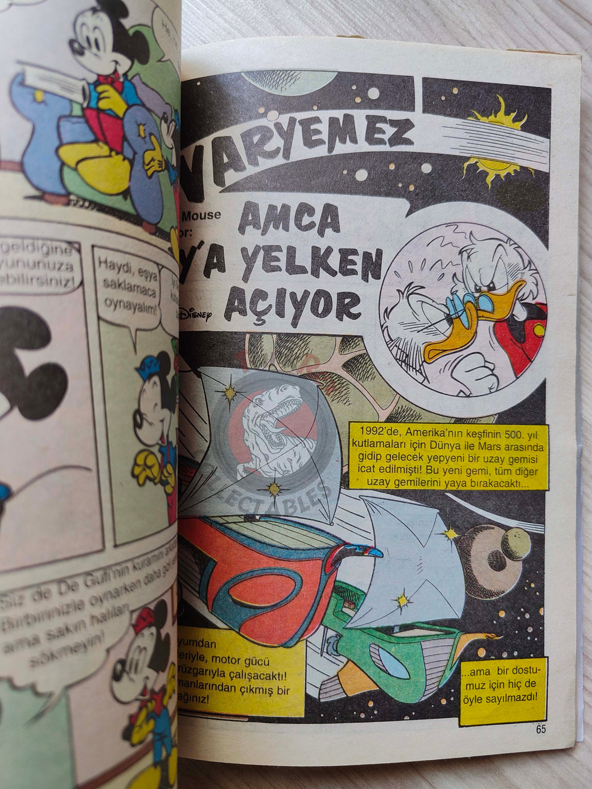Mickey Mouse #1 1995 Turkish Comic Turkey Walt Disney Donald Duck
