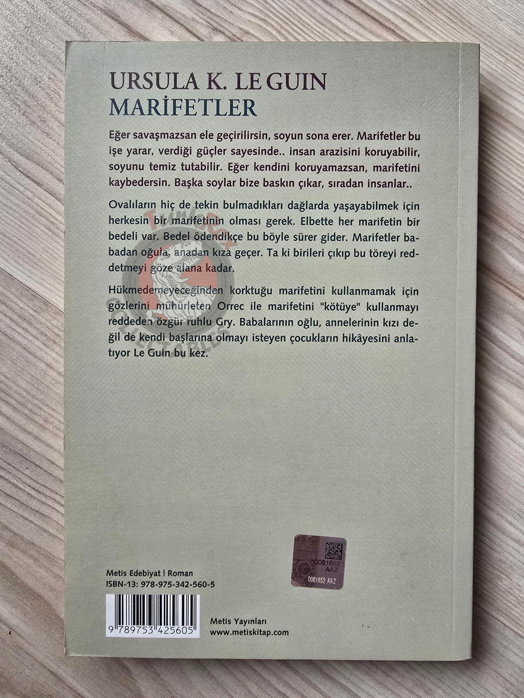 Ursula K. Le Guin – Gifts 2012 Turkish Book Turkey