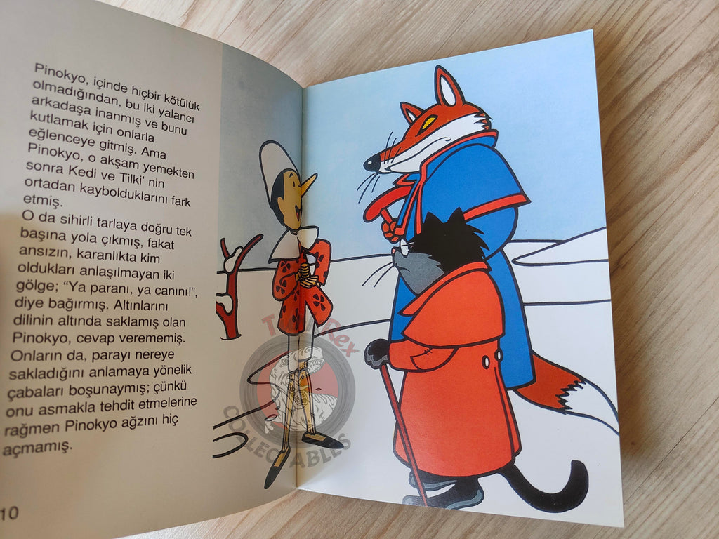 Carlo Collodi – Pinocchio 2001 Turkish Book Turkey Illustrated