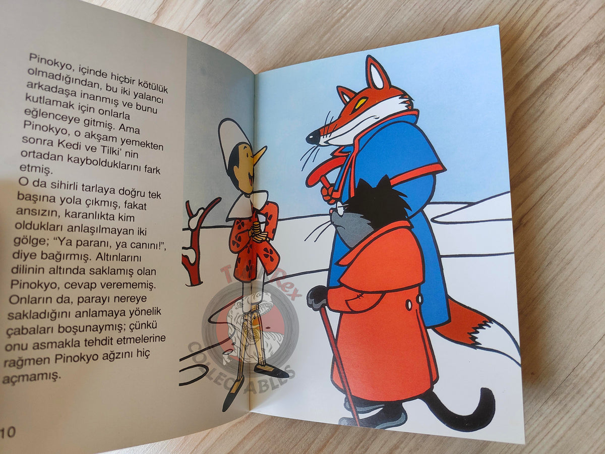 Carlo Collodi – Pinocchio 2001 Turkish Book Turkey Illustrated