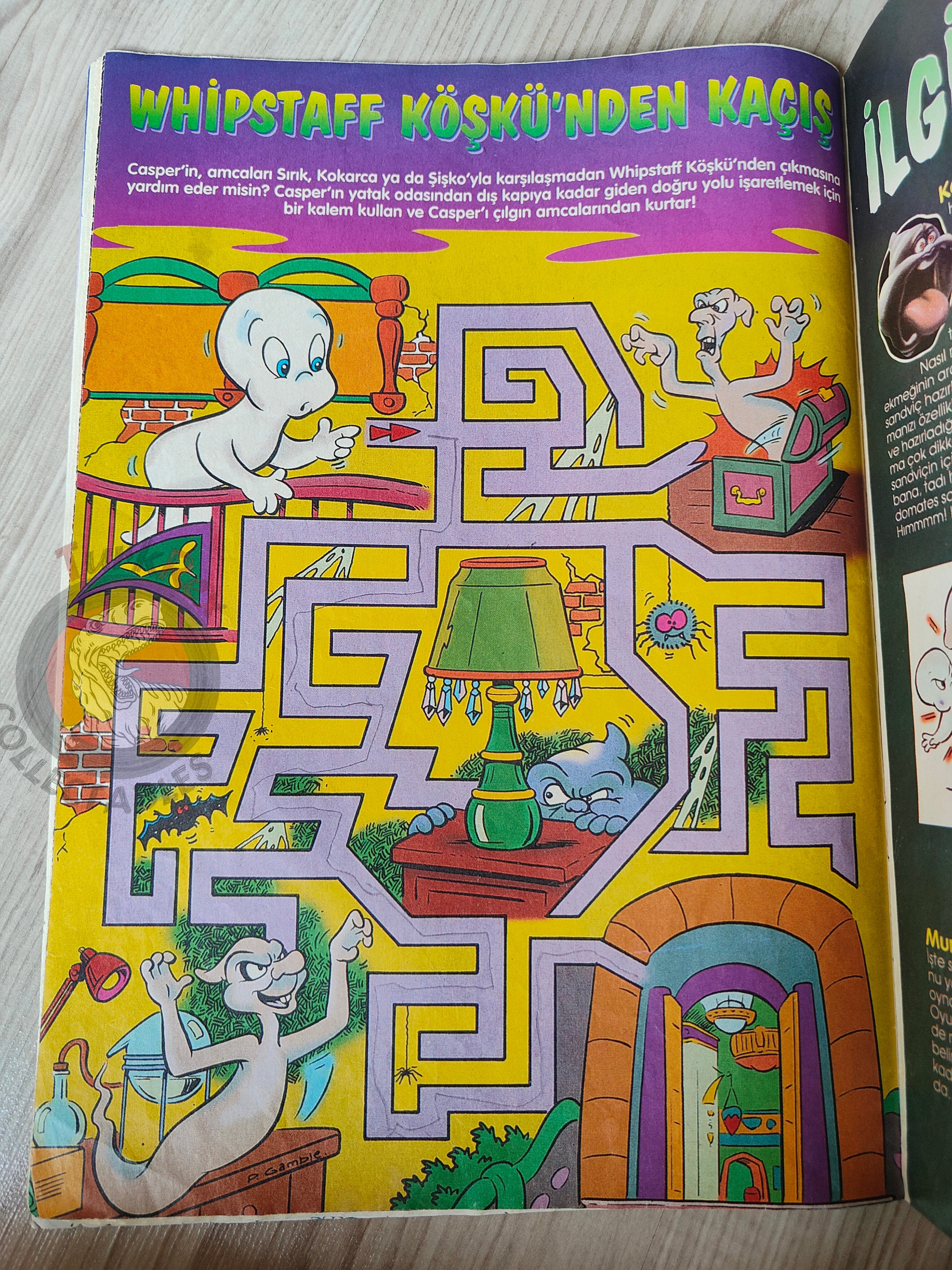 Casper the Friendly Ghost Magazine – Issue #2 1995 Turkish Comic Turkey
