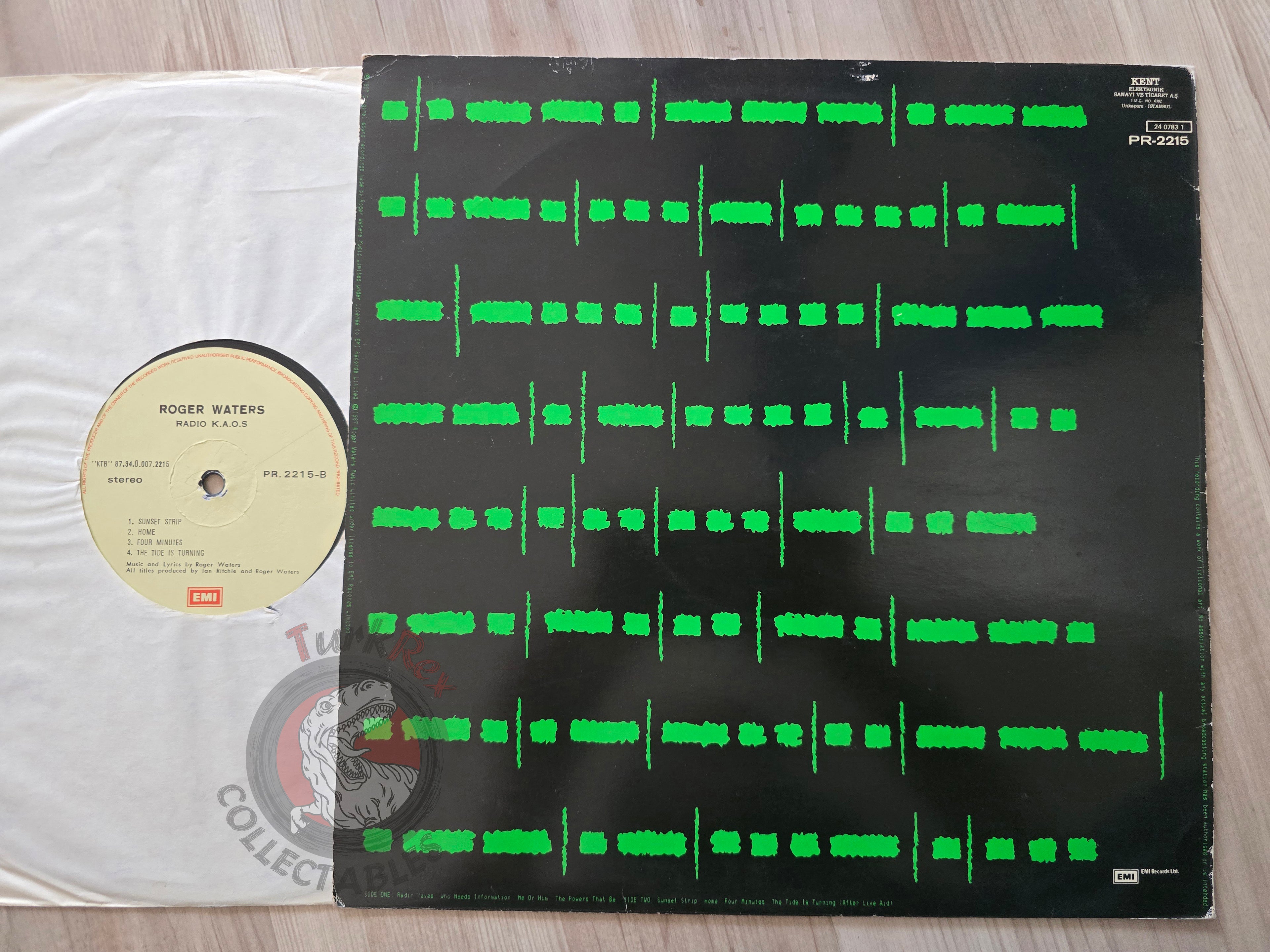 Roger Waters – Radio K.A.O.S. Turkish Pressing Vinyl Turkey Edition
