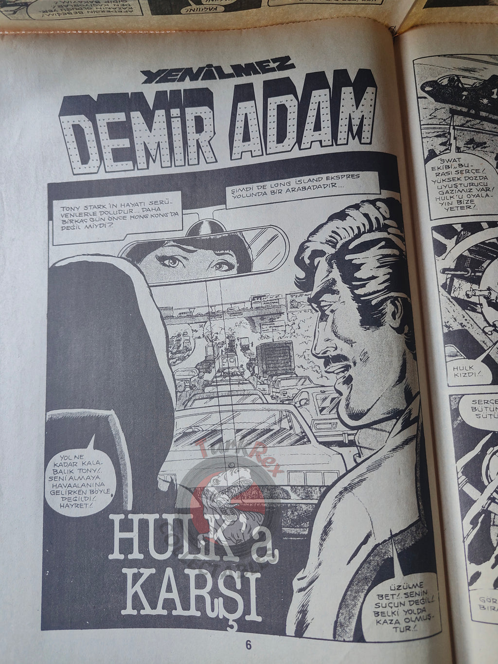 Iron Man #3 Demir Adam 1989 Turkish Comic Turkey #130 #131 Newspaper Giveaway