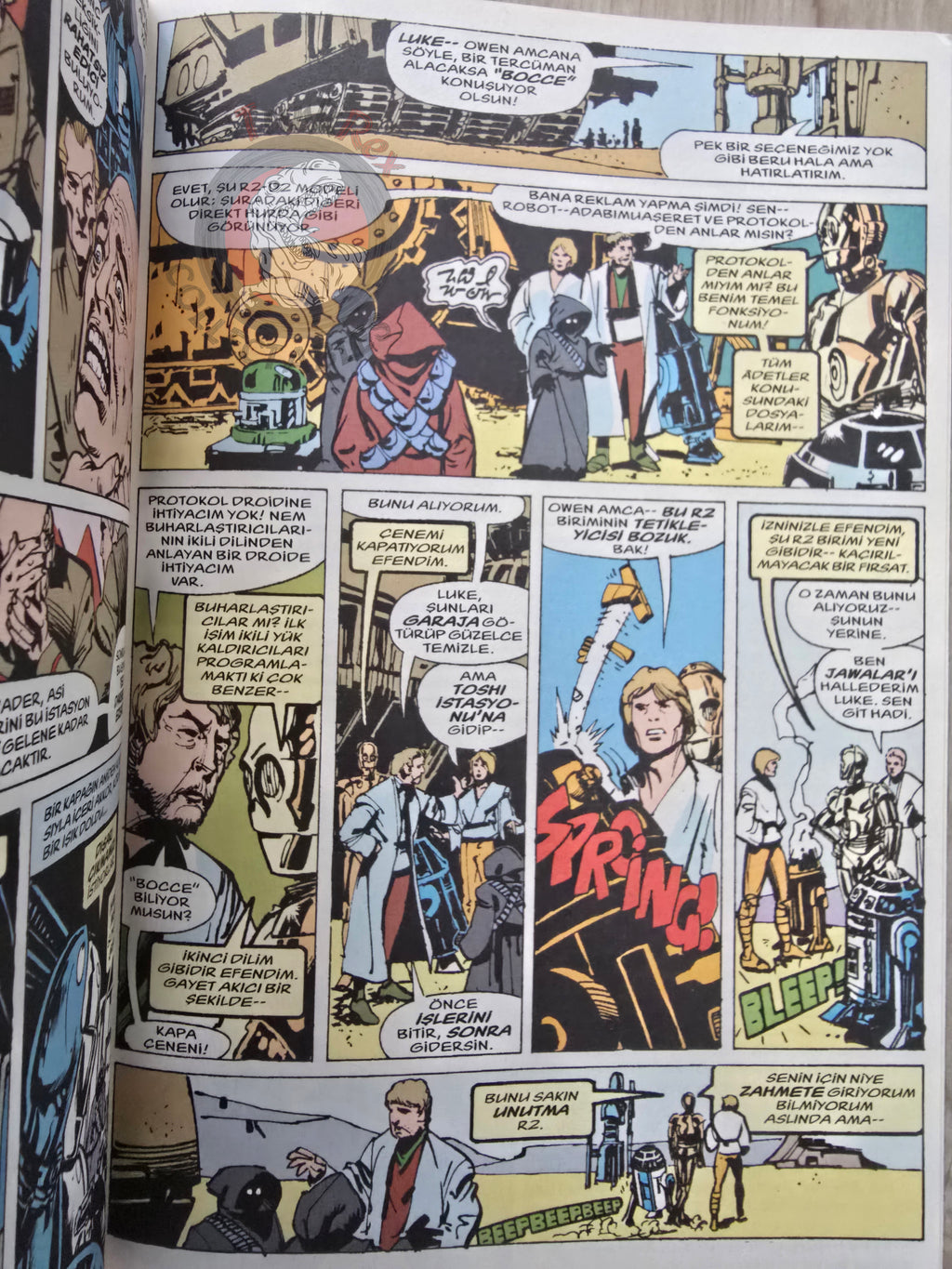 Star Wars #1 Turkish Comic Turkey Marvel 1977 Issue