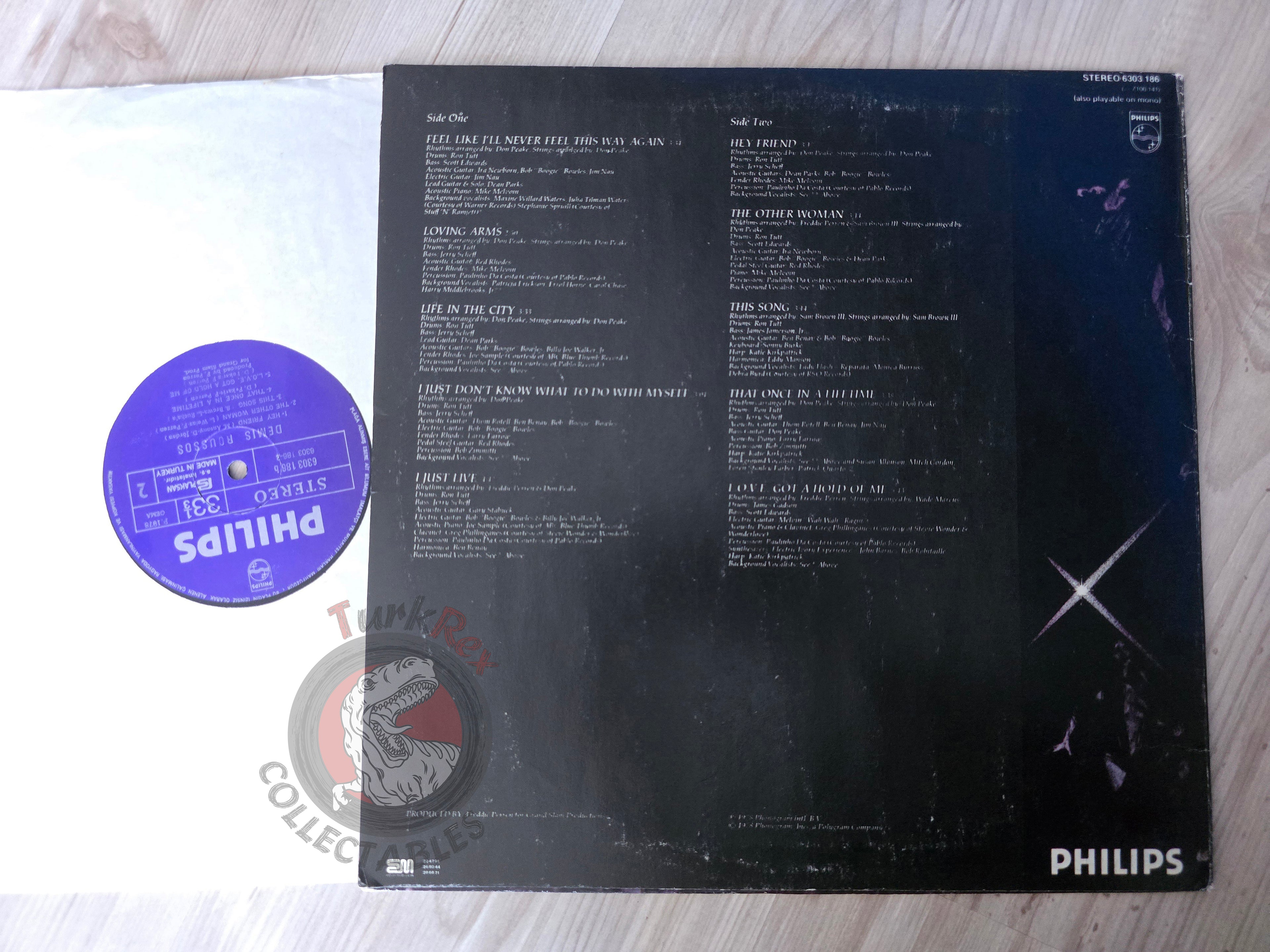Demis Roussos – Demis Roussos Turkish Pressing Vinyl Turkey Edition