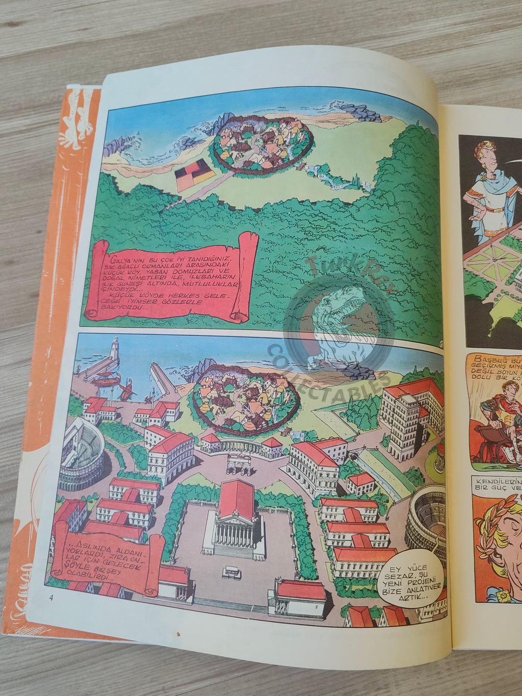 Asterix – The Mansions of the Gods 1982 Turkish Edition Comic Turkey