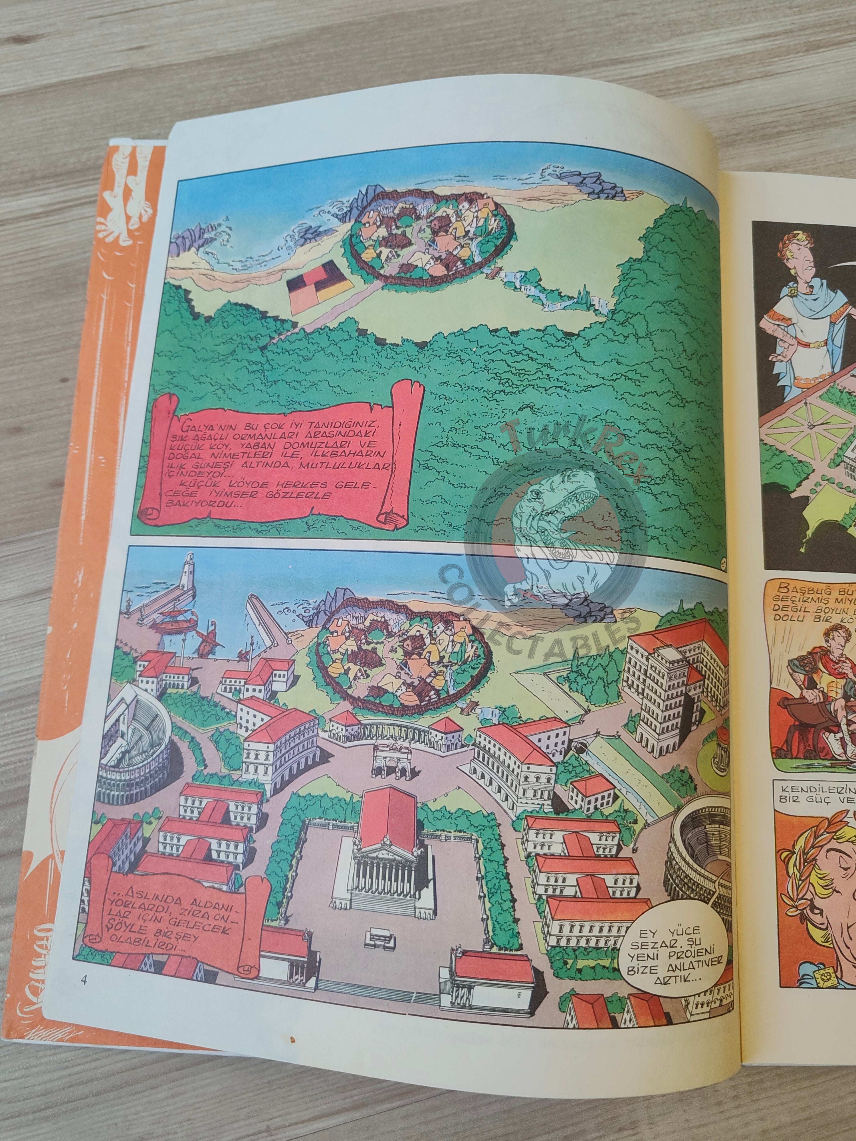 Asterix – The Mansions of the Gods 1982 Turkish Edition Comic Turkey