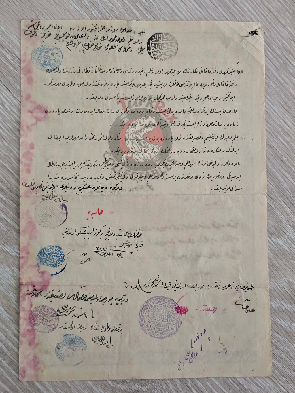 Ottoman 1901 Land Deed House in Ankara Title Armenian Citizens Armenia