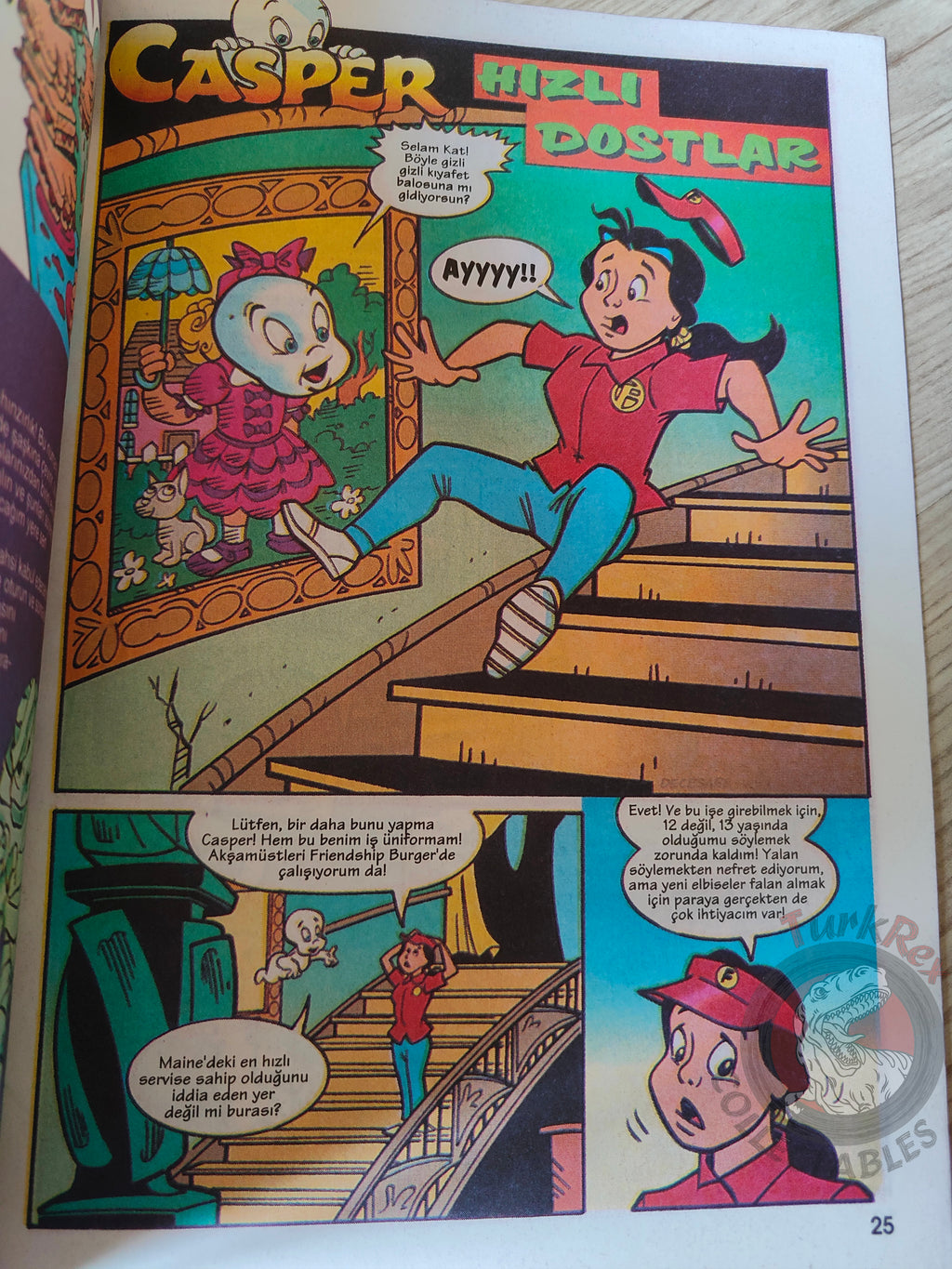 Casper the Friendly Ghost – Issue #3 1996 Turkish Comic Turkey
