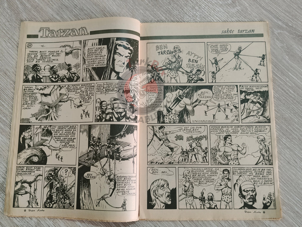 Doğan Kardeş 1971 Magazine #31 Turkish Comic Turkey Johnny Galaxy, Alice In Wonderland