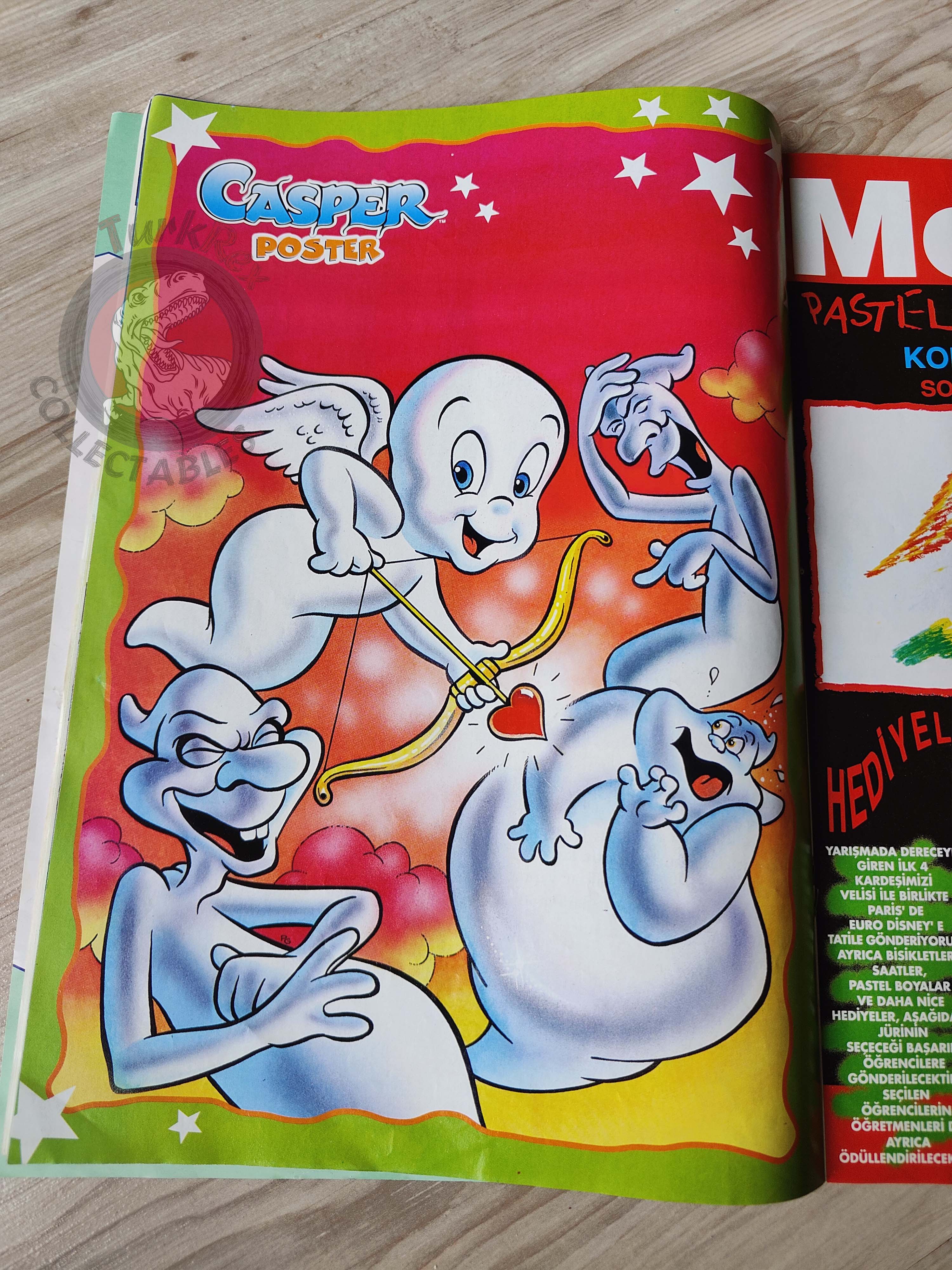 Casper the Friendly Ghost Magazine – Issue #30 1998 Turkish Comic Turkey