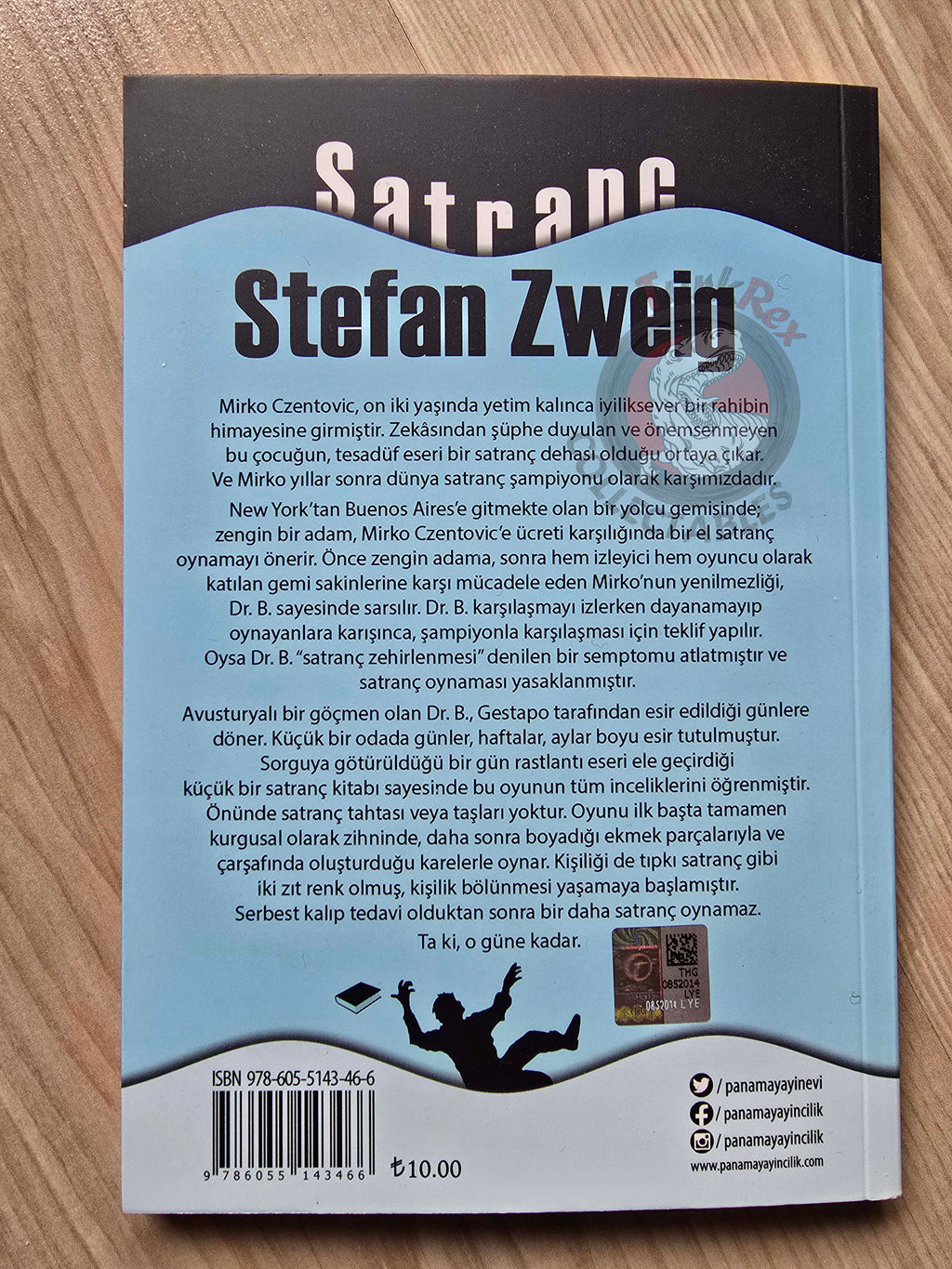 Stefan Zweig – The Royal Game Turkish Book Turkey