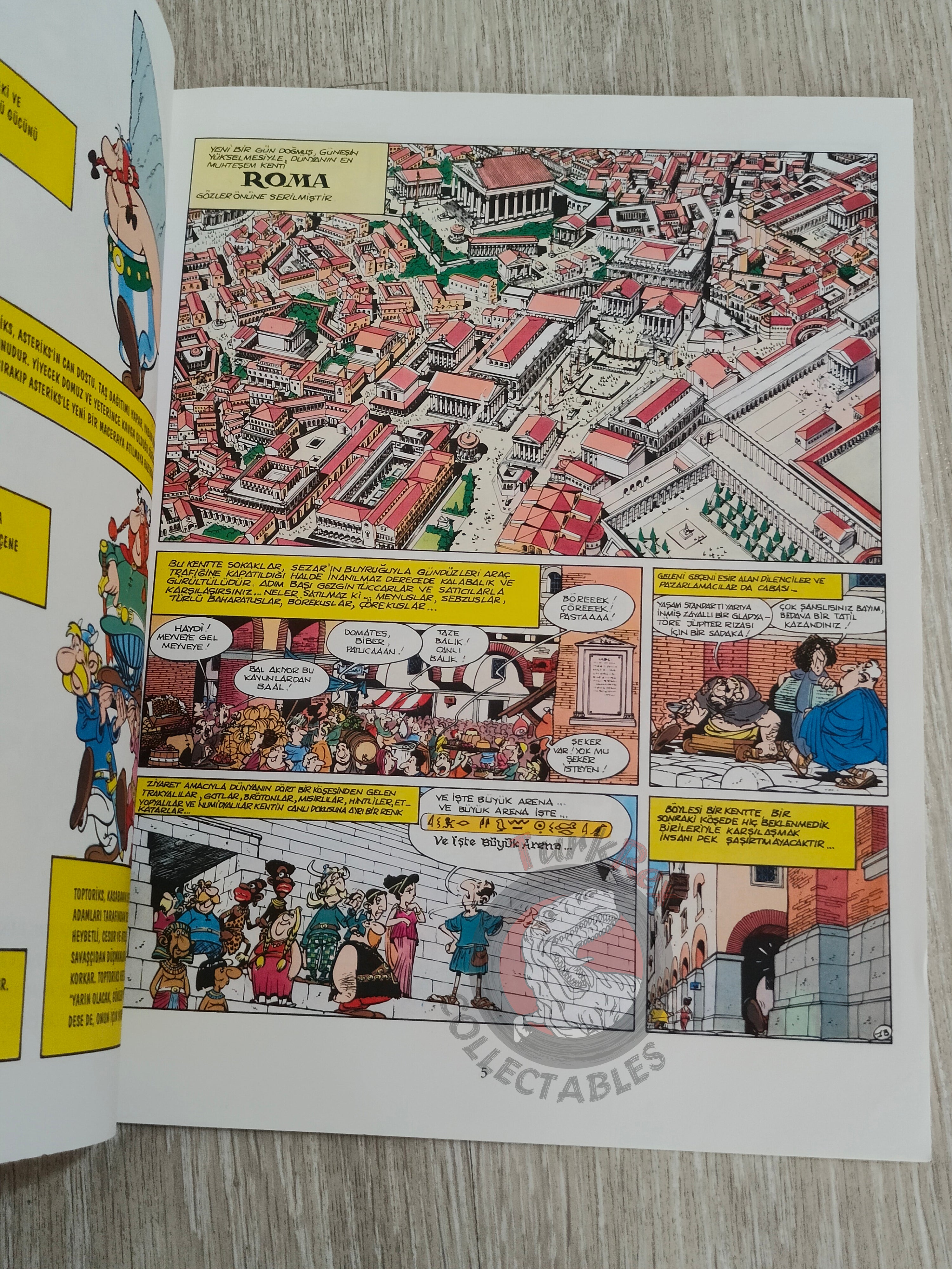 Asterix – Asterix and the Laurel Wreath 1998 1st Edition Turkish Edition Comic Turkey