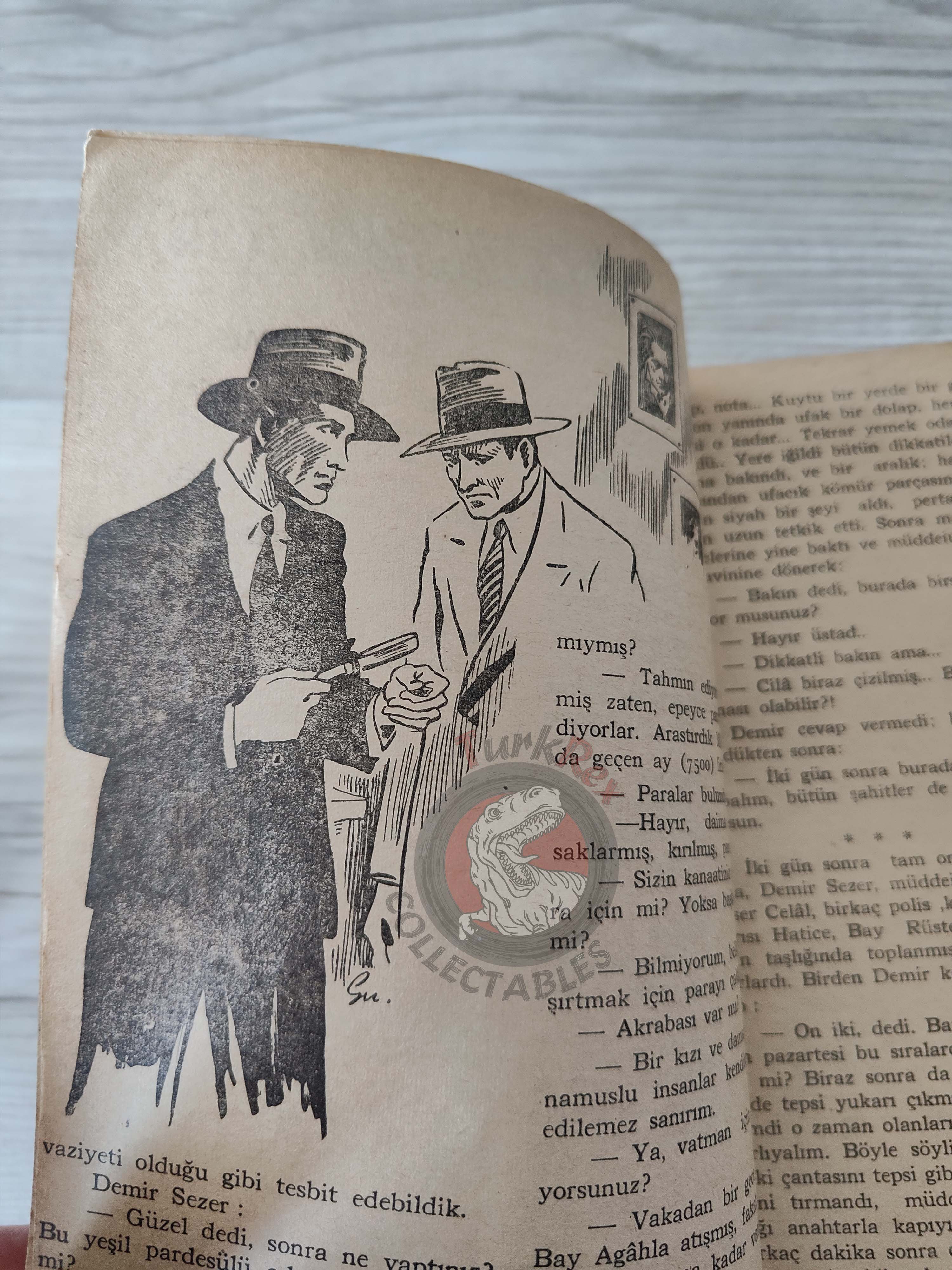 1001 Roman 1943 Radio Patrol Charles Schmidt Turkish Comic Mag Turkey