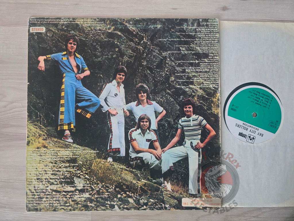 Bay City Rollers – Dedication Turkish Pressing Vinyl Turkey Edition