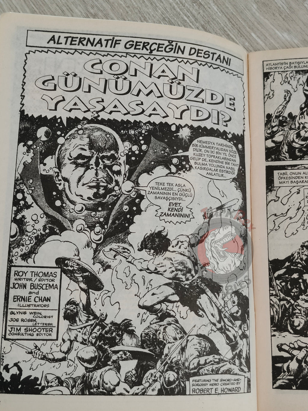 Conan #30 What If #13 the Barbarian Walked the Earth Today Turkish Comic Turkey
