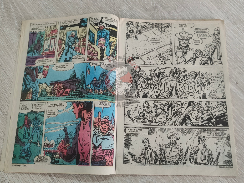 Güneş Çocuk #7 1989 Rawhide Kid, Candy Candy, Pink Panther Turkish Comic Turkey