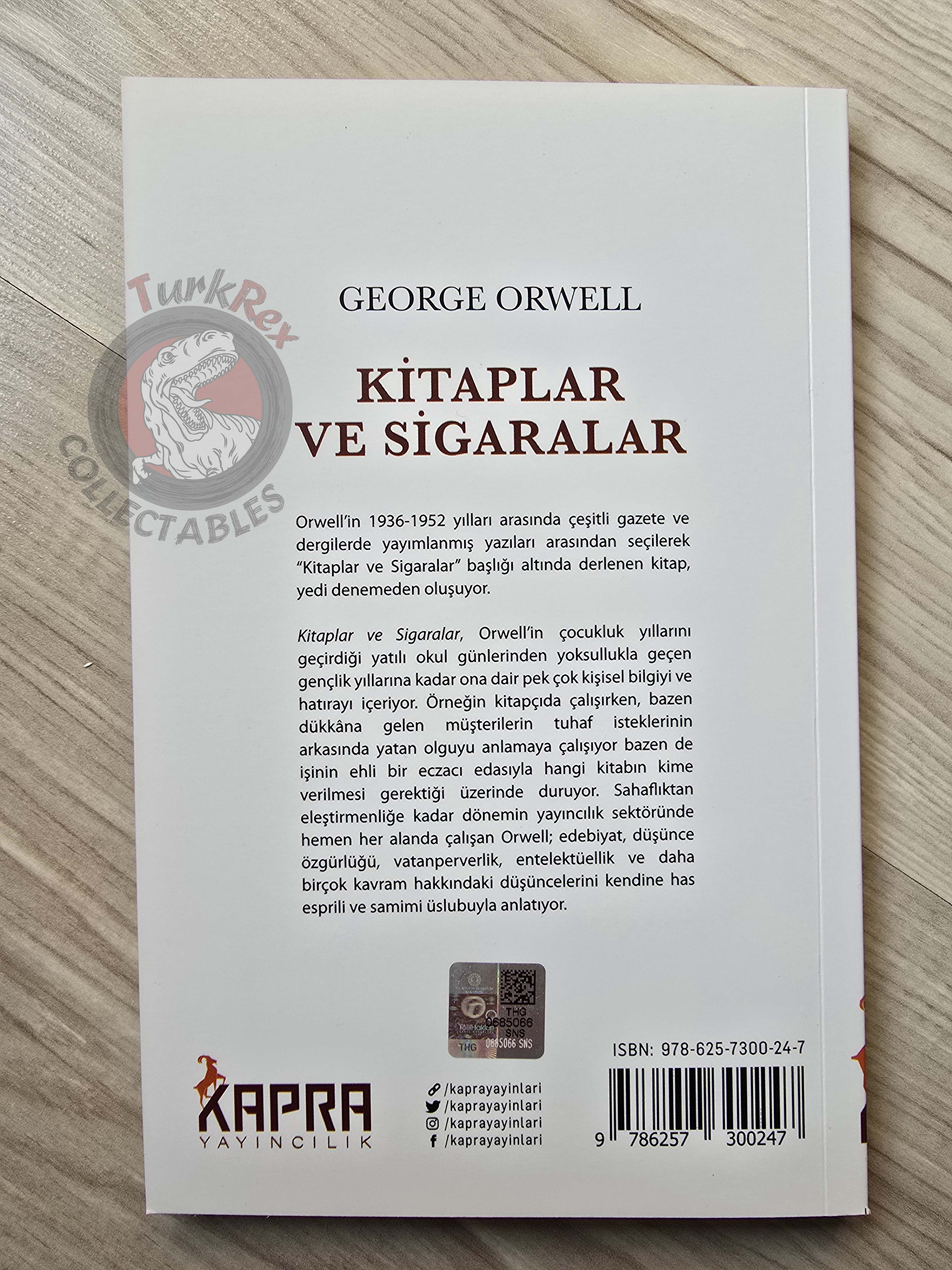 George Orwell – Books vs Cigarettes 2021 Turkish Book Turkey