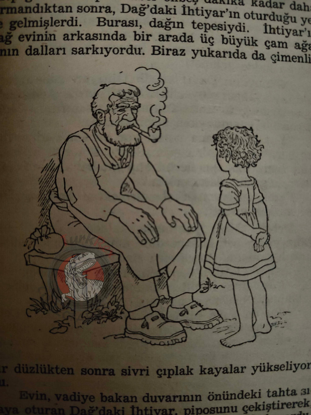 Johanna Spyri – Heidi 1964 Turkish Book Turkey Illustrated
