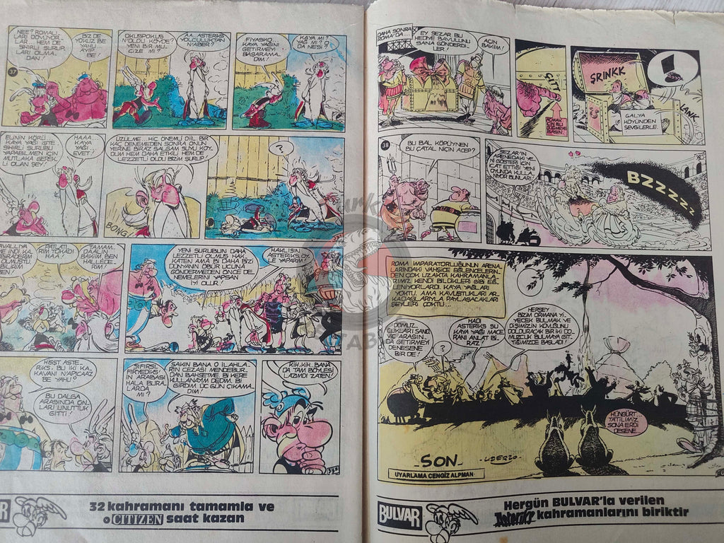Asterix –  Asterix and the Black Gold 1986 Turkish Edition Comic Turkey 2