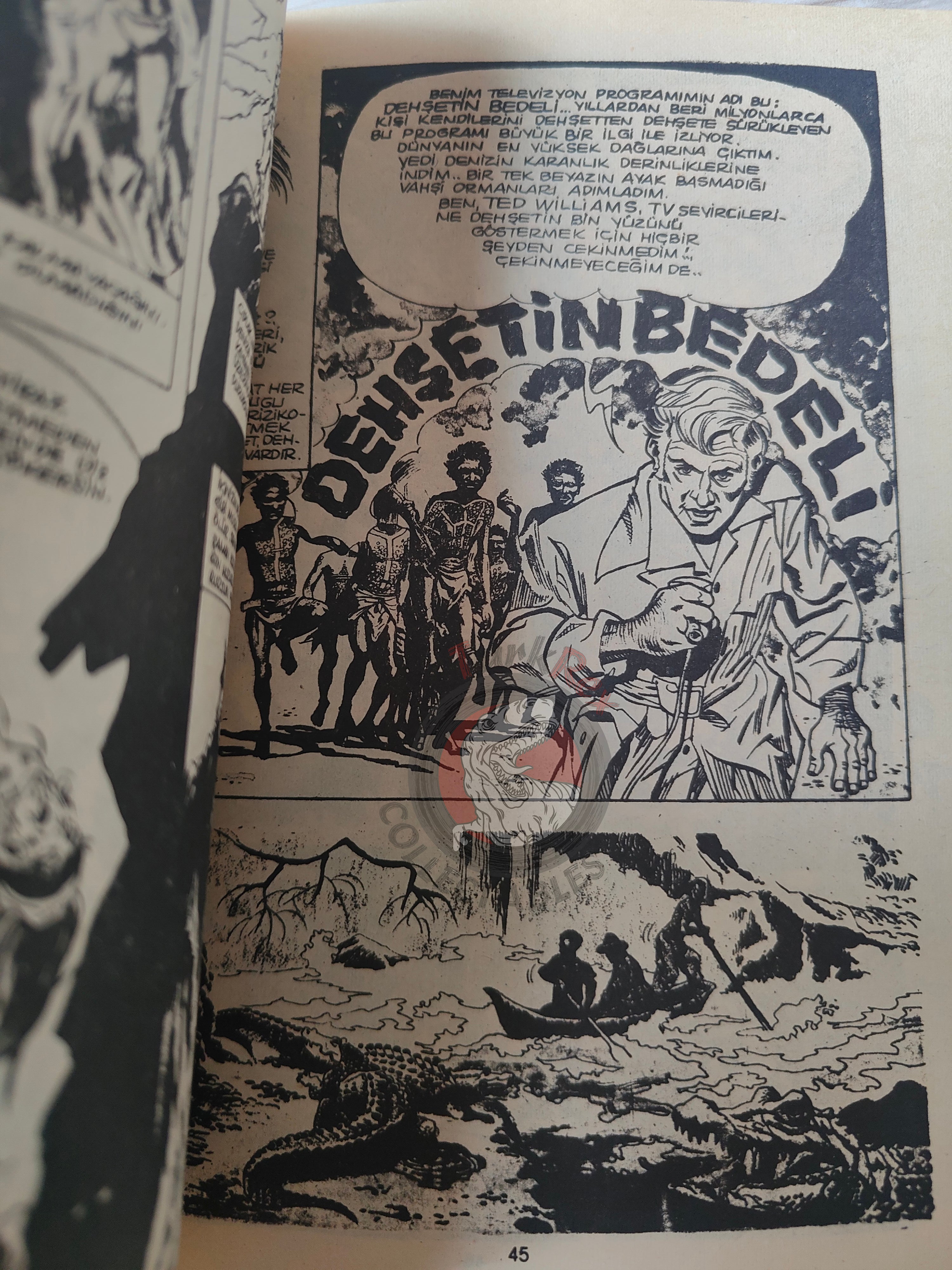 Tales of the Zombie Special Issue 1980s Turkish Comic Turkey Süper Korku Mag  #3 #6