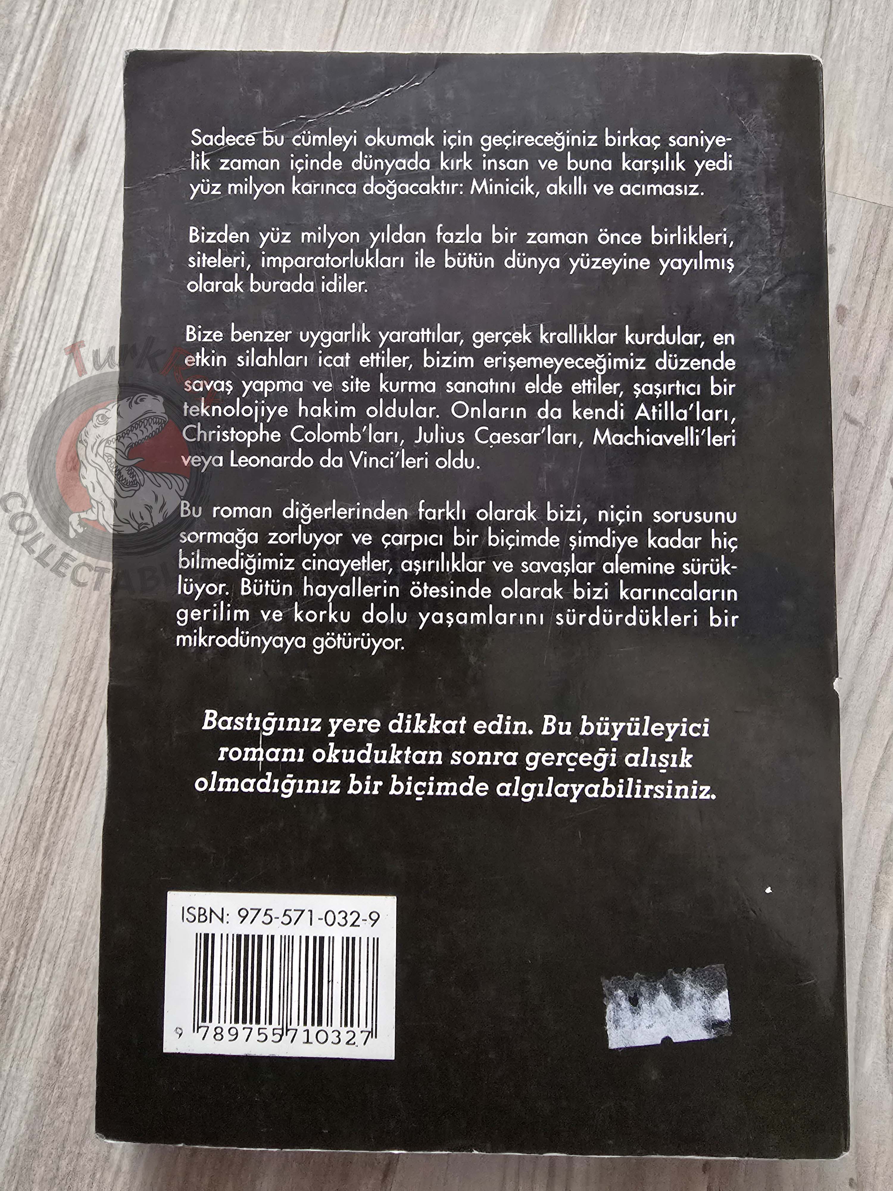 Bernard Werber – Les Fourmis 1995 Turkish Book Turkey