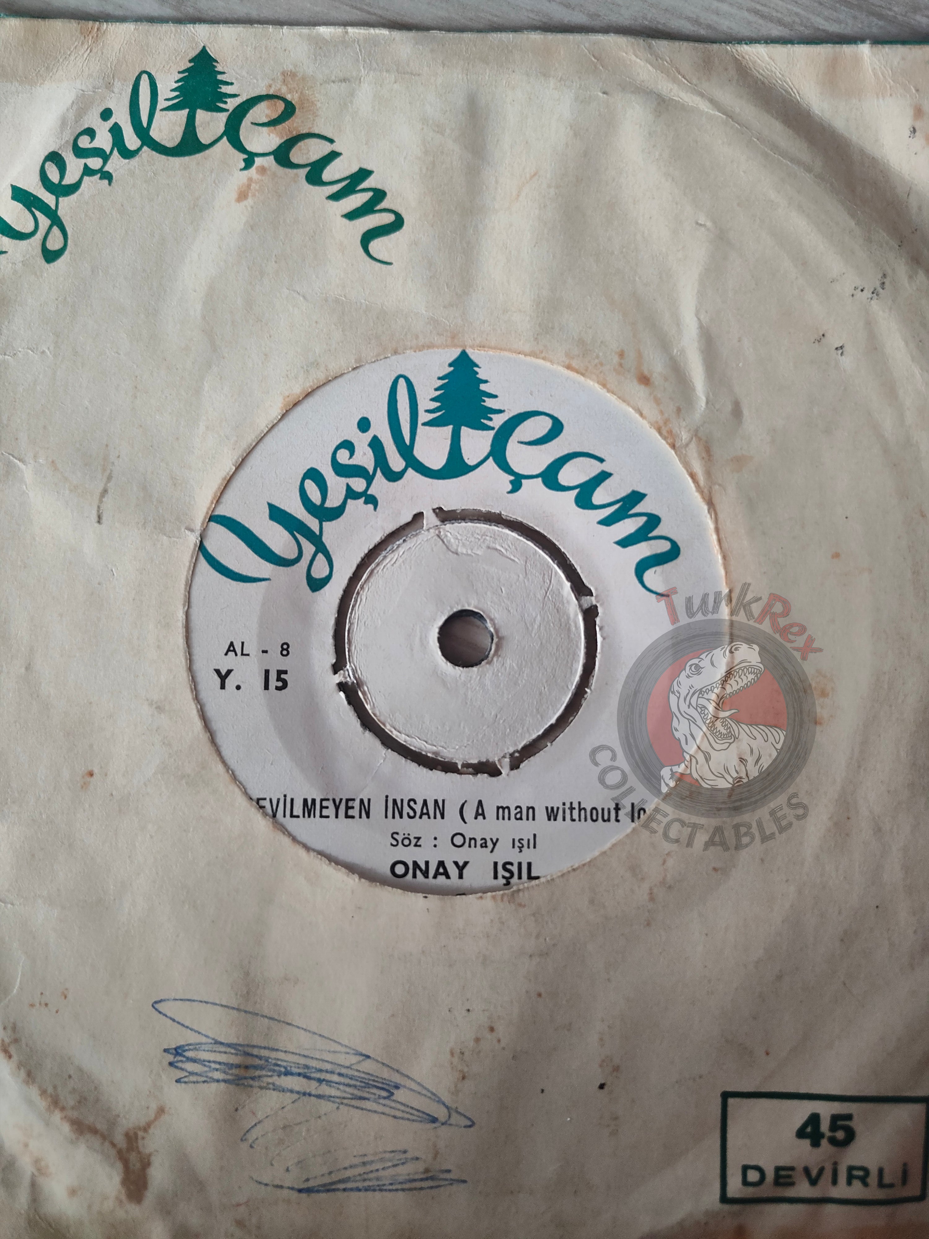 Onay Işıl – Tebrik Ederim (Congratulations) 7" Turkish Pressing Vinyl Turkey Edition