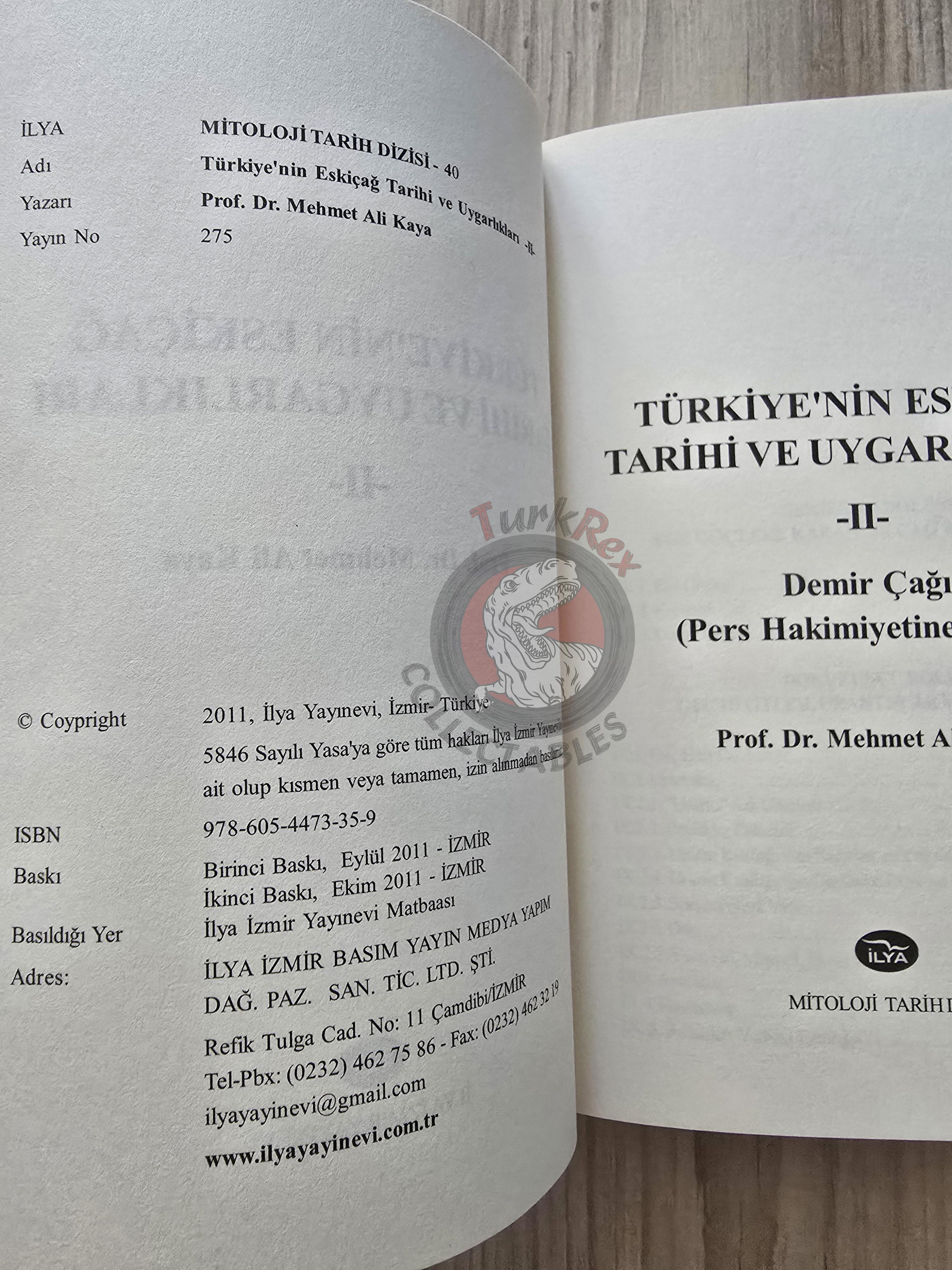 Mehmet Ali Kaya – Ancient History and Civilizations of Turkey 2011 Turkish Book