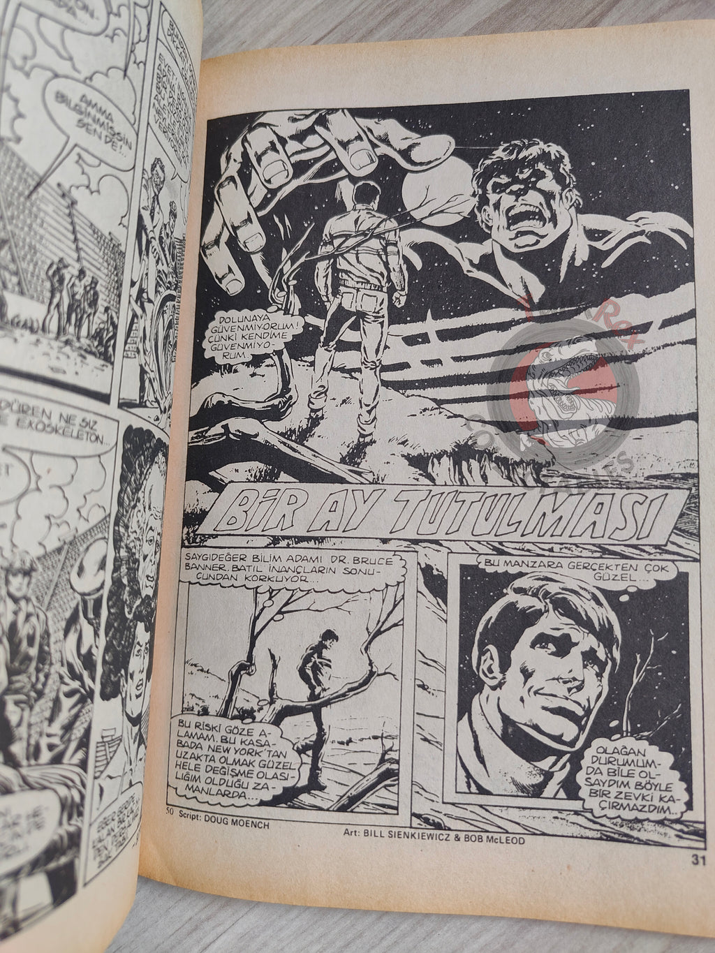 Hulk #12 1988 Turkish Comic Turkey cover #12 #139