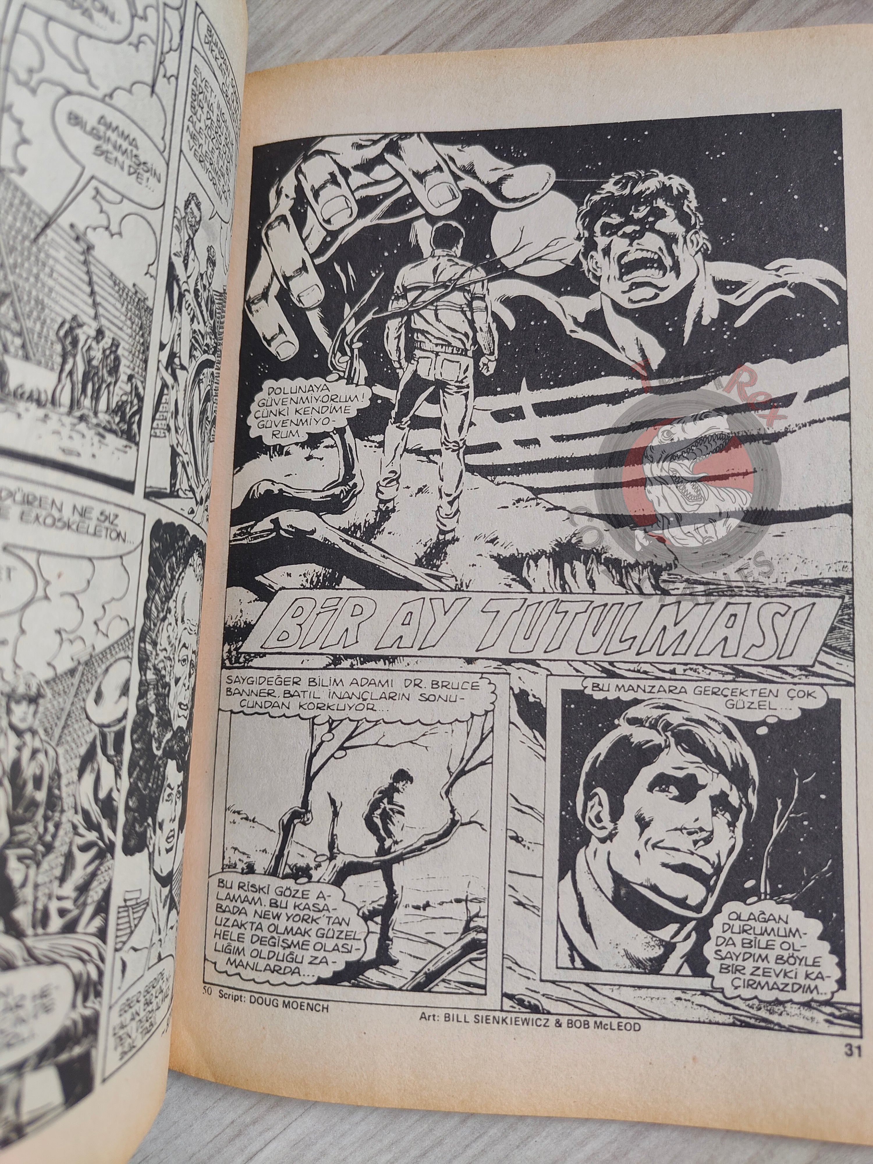 Hulk #12 1988 Turkish Comic Turkey cover #12 #139