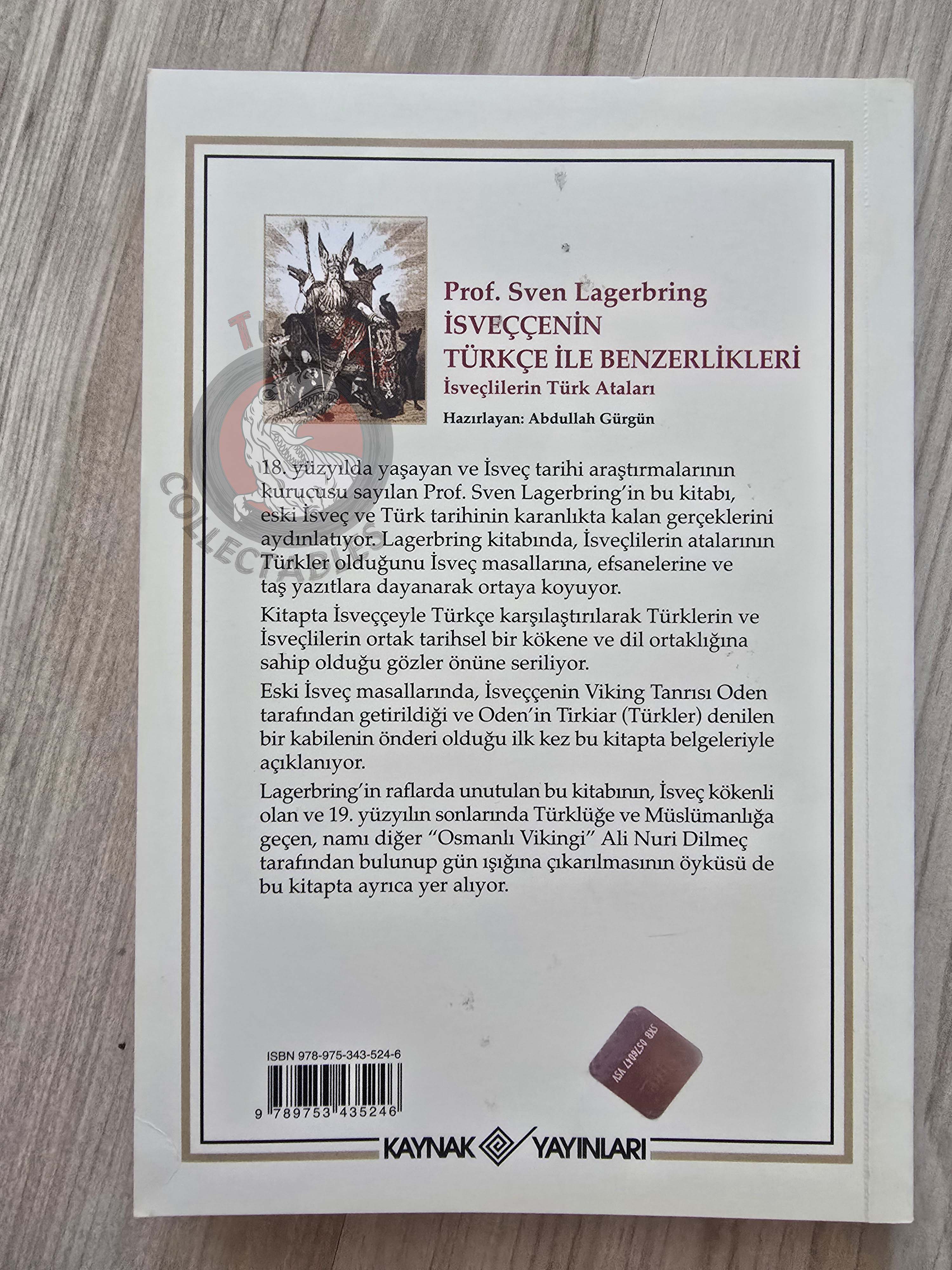 Sven Lagerbring – Similarities of Swedish with Turkish 2010 Turkish Book Turkey
