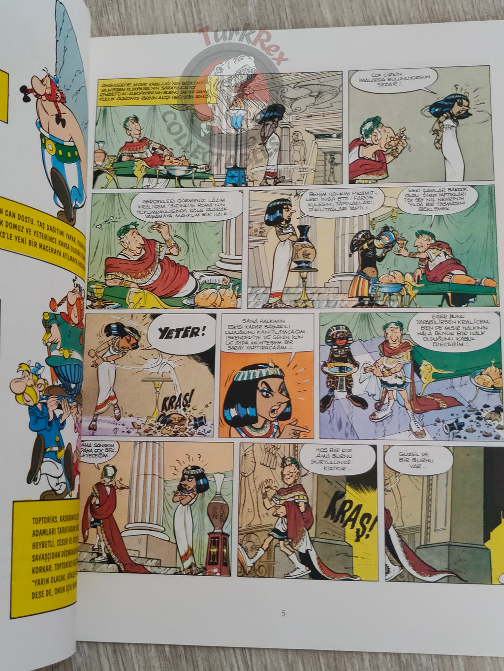 Asterix – Asterix and Cleopatra 1996 Turkish Edition Comic Turkey