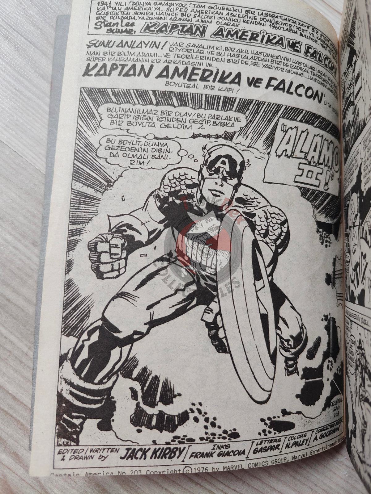 Captain America – Volume 7 1989 Turkish Comic Turkey Falcon