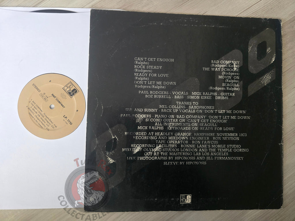 Bad Company – Bad Company Turkish Pressing Vinyl Turkey Edition