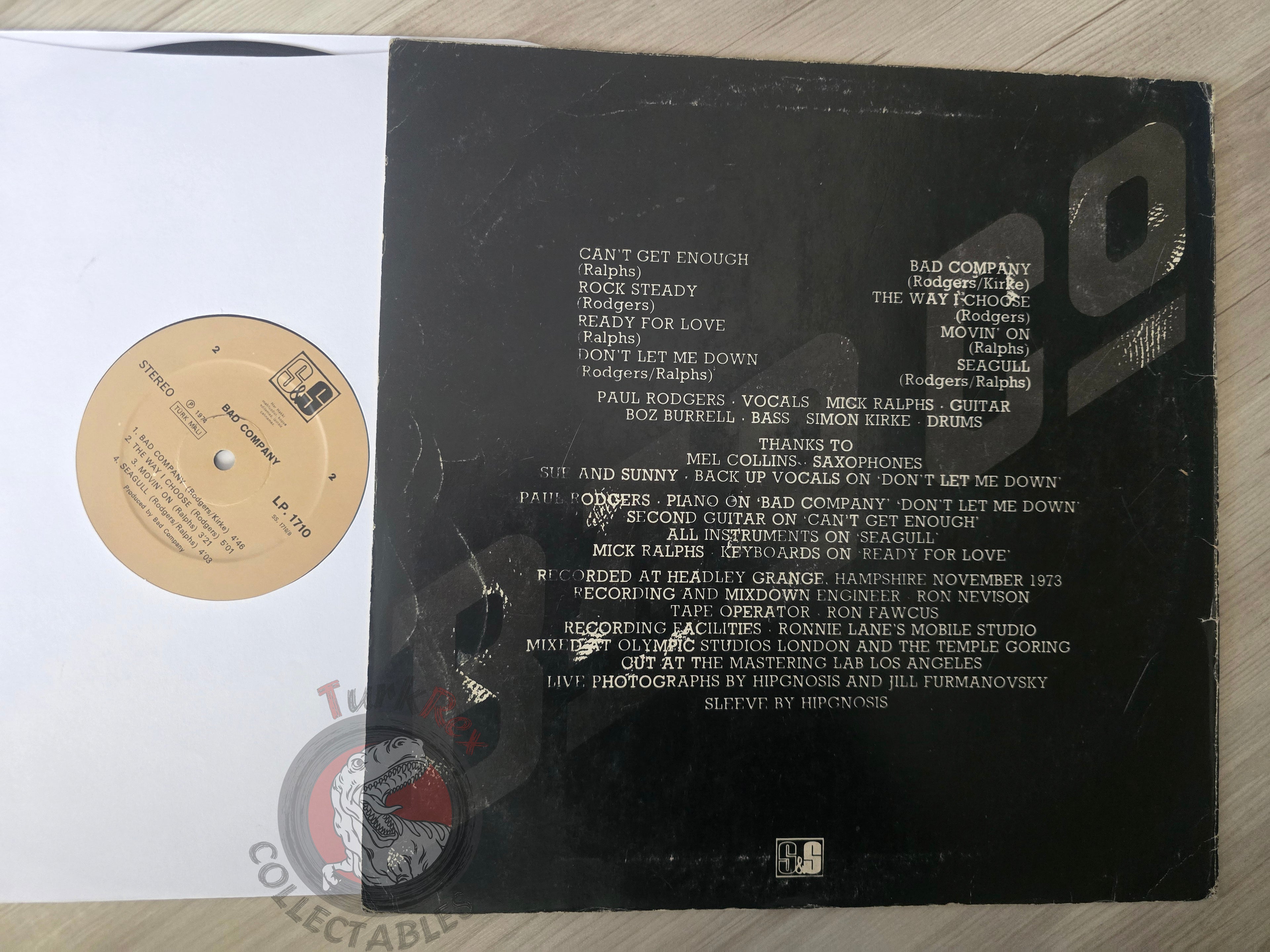 Bad Company – Bad Company Turkish Pressing Vinyl Turkey Edition