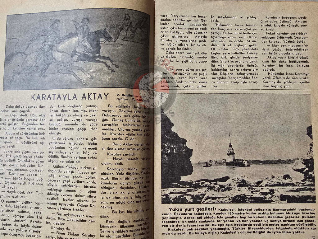 Yavrutürk #133 Atatürk Memorial Death 1938 Turkish Comic Mag Turkey Snow White