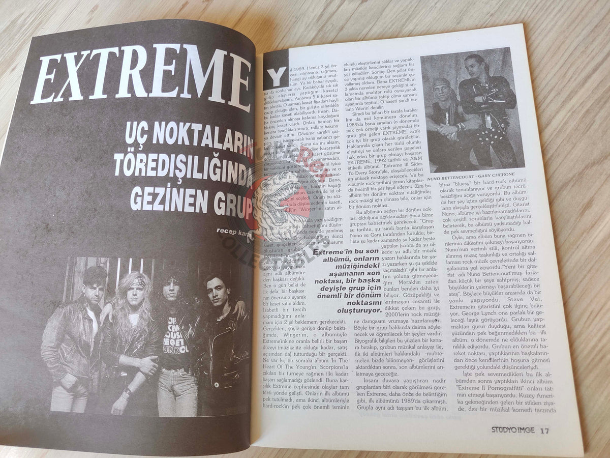 Stüdyo İmge 1992 Megadeth Turkish Mag Turkey Extreme Suzanne Vega Sonic Youth XTC