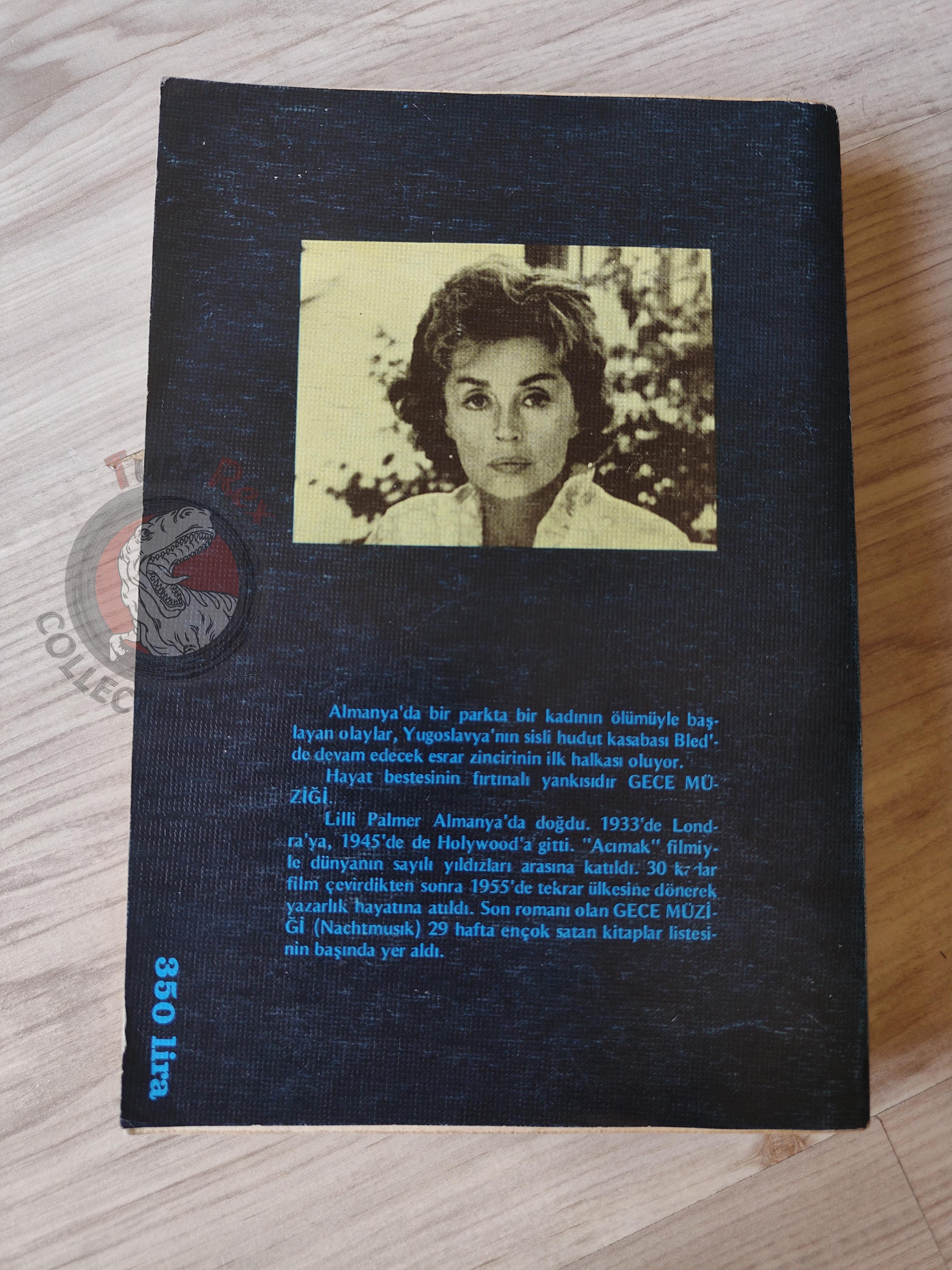 Lilli Palmer – Nachtmusik 1982 Turkish Book Turkey
