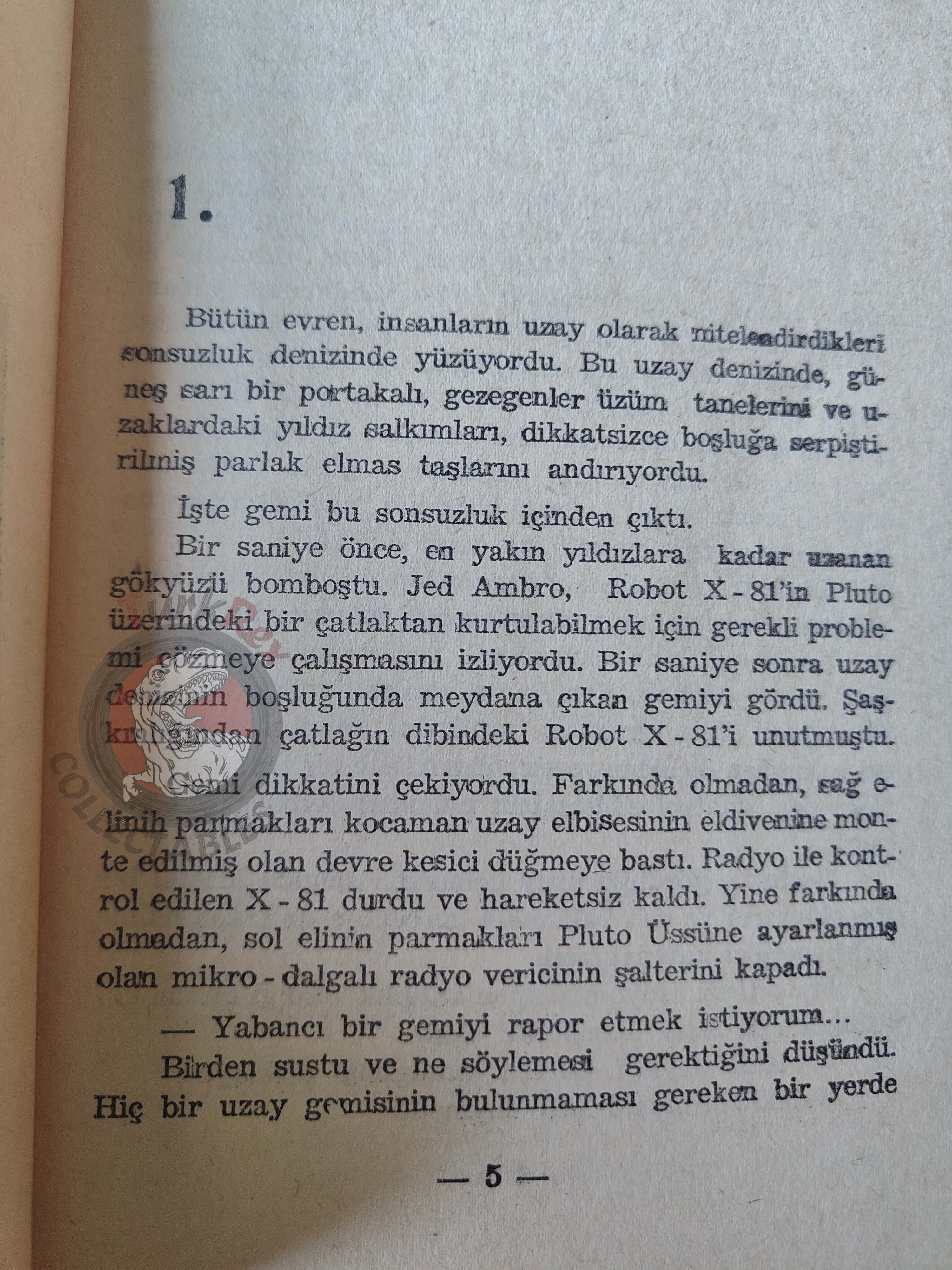 Robert Moore Williams – Conquest of the Space Sea 1971 1st Turkish Book Turkey