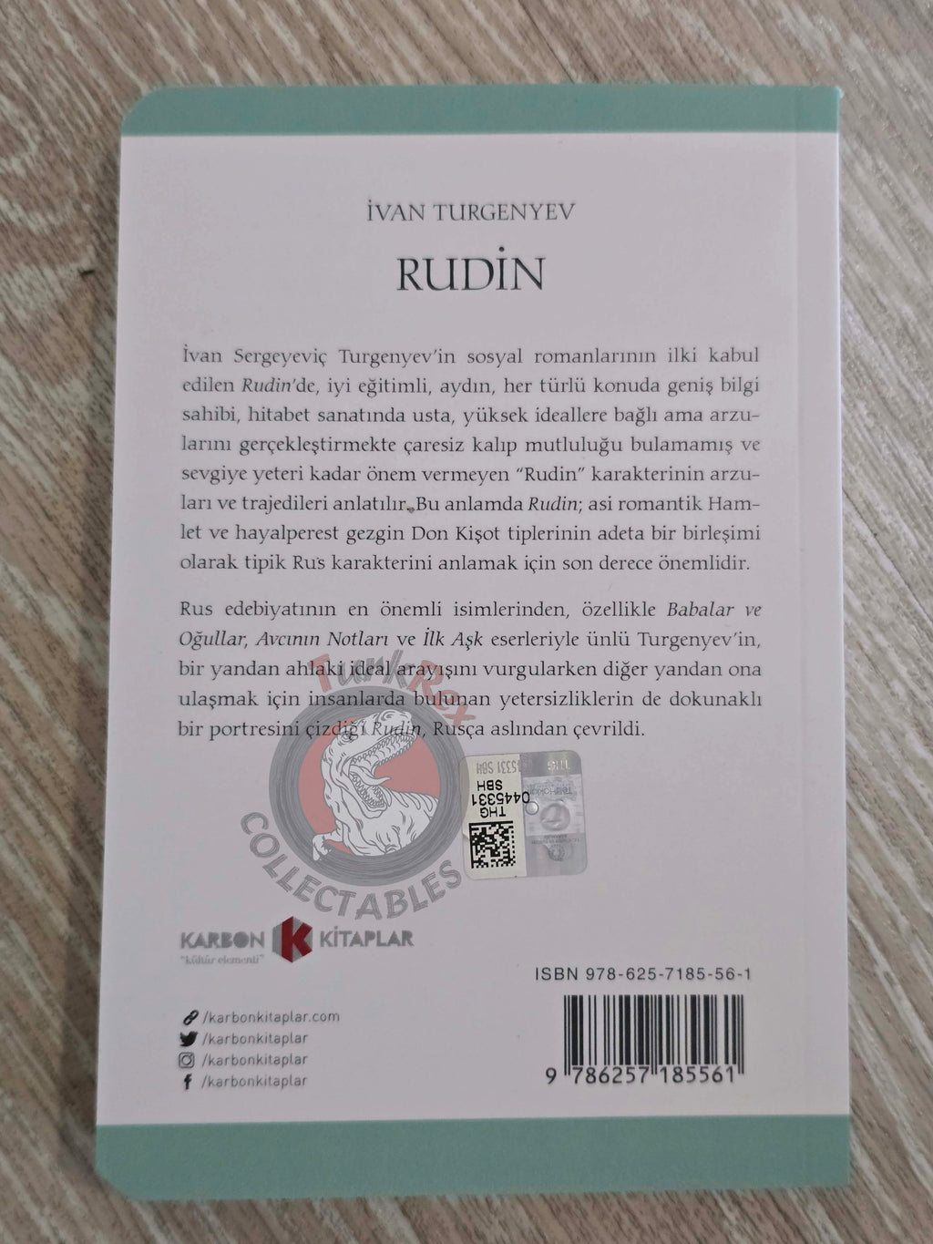 Ivan Turgenev – Rudin 2020 Turkish Book Turkey