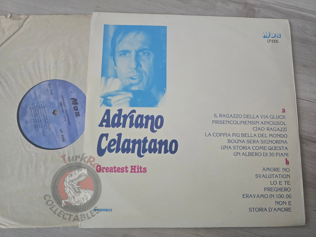 Adriano Celentano – Greatest Hits Turkish Pressing Vinyl Turkey Edition