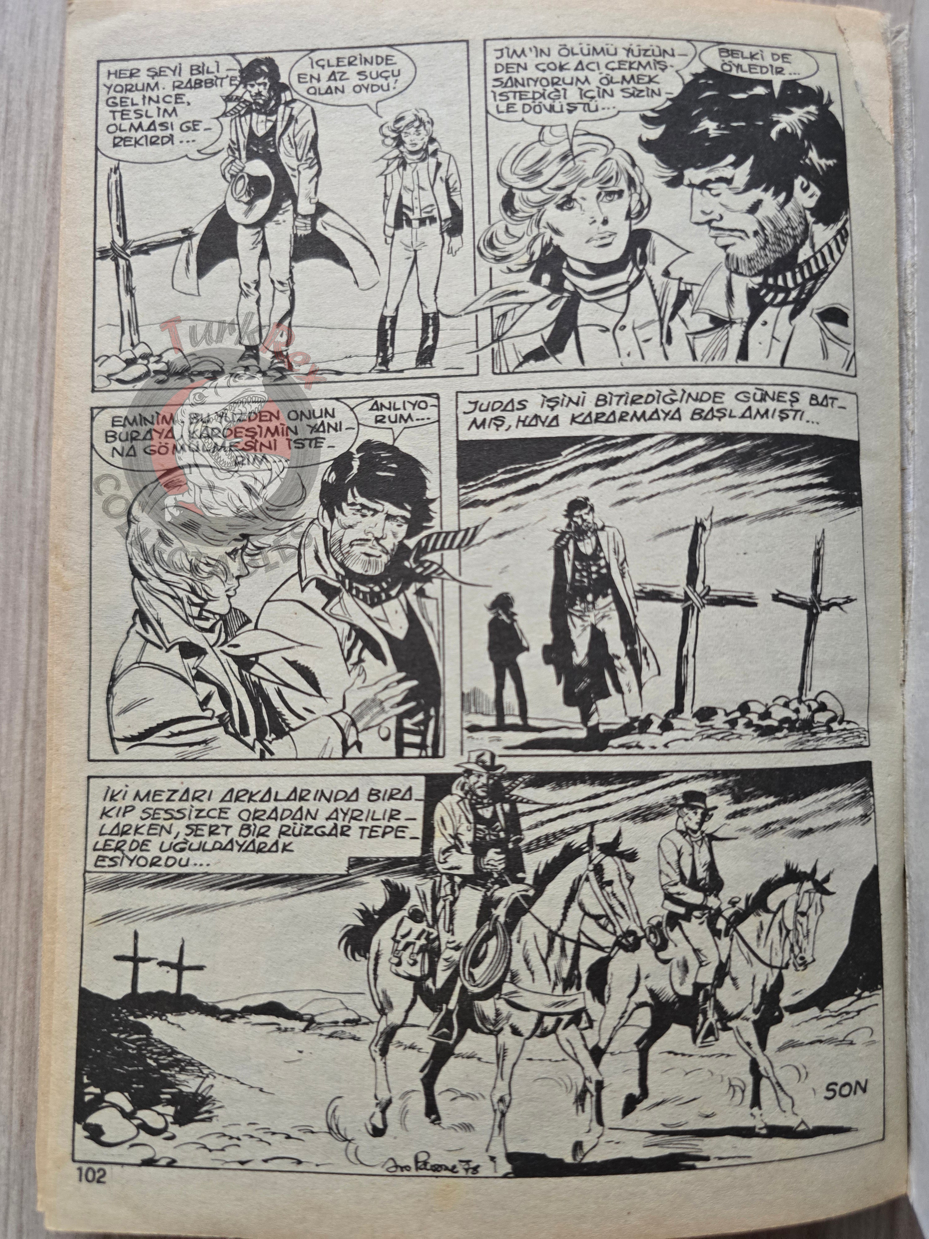 Judas #4 Turkish Edition Comic Turkey Il giustiziere #2