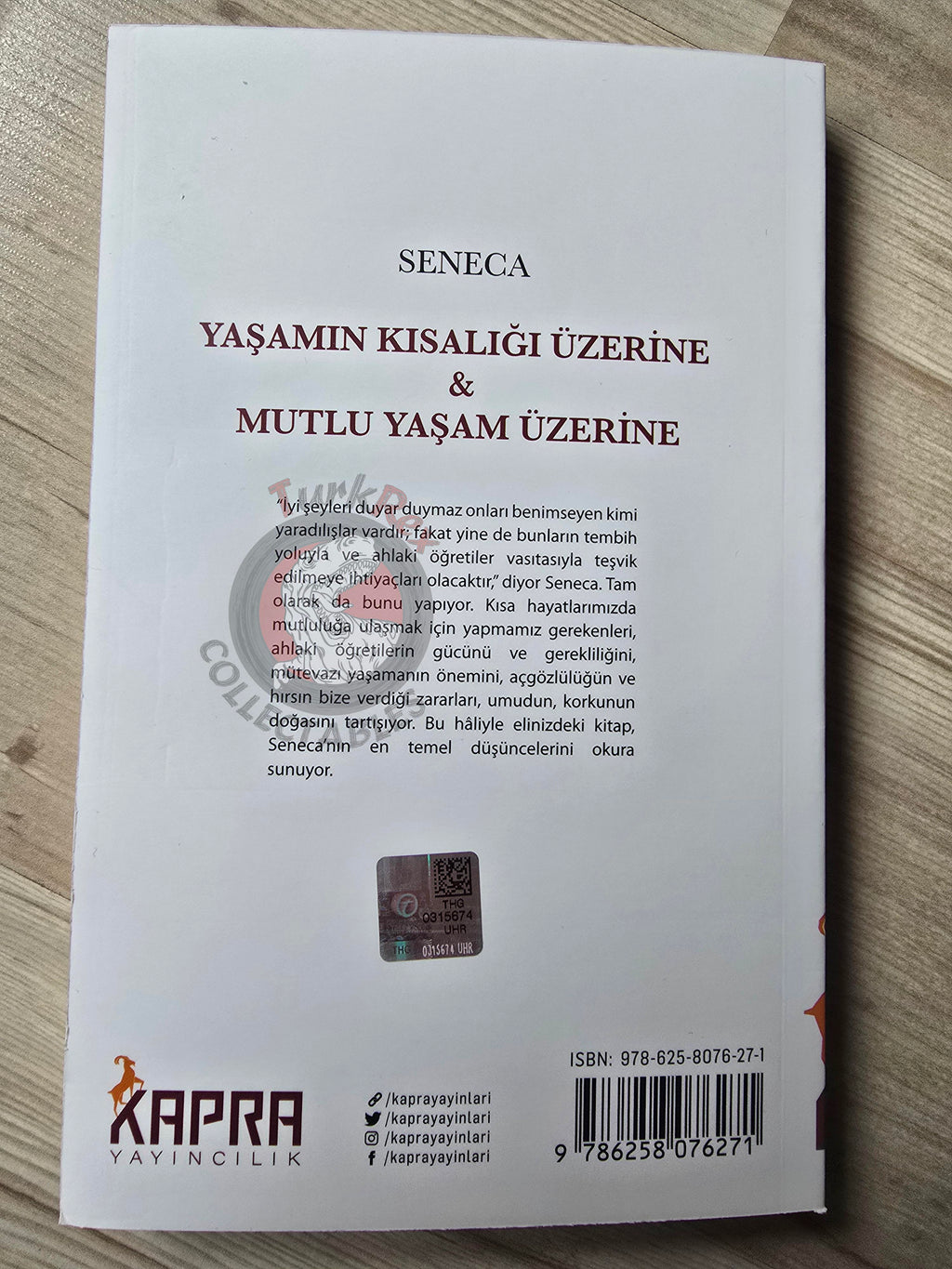 Lucius Annaeus Seneca – On the Shortness of Life 2022 Turkish Book Turkey