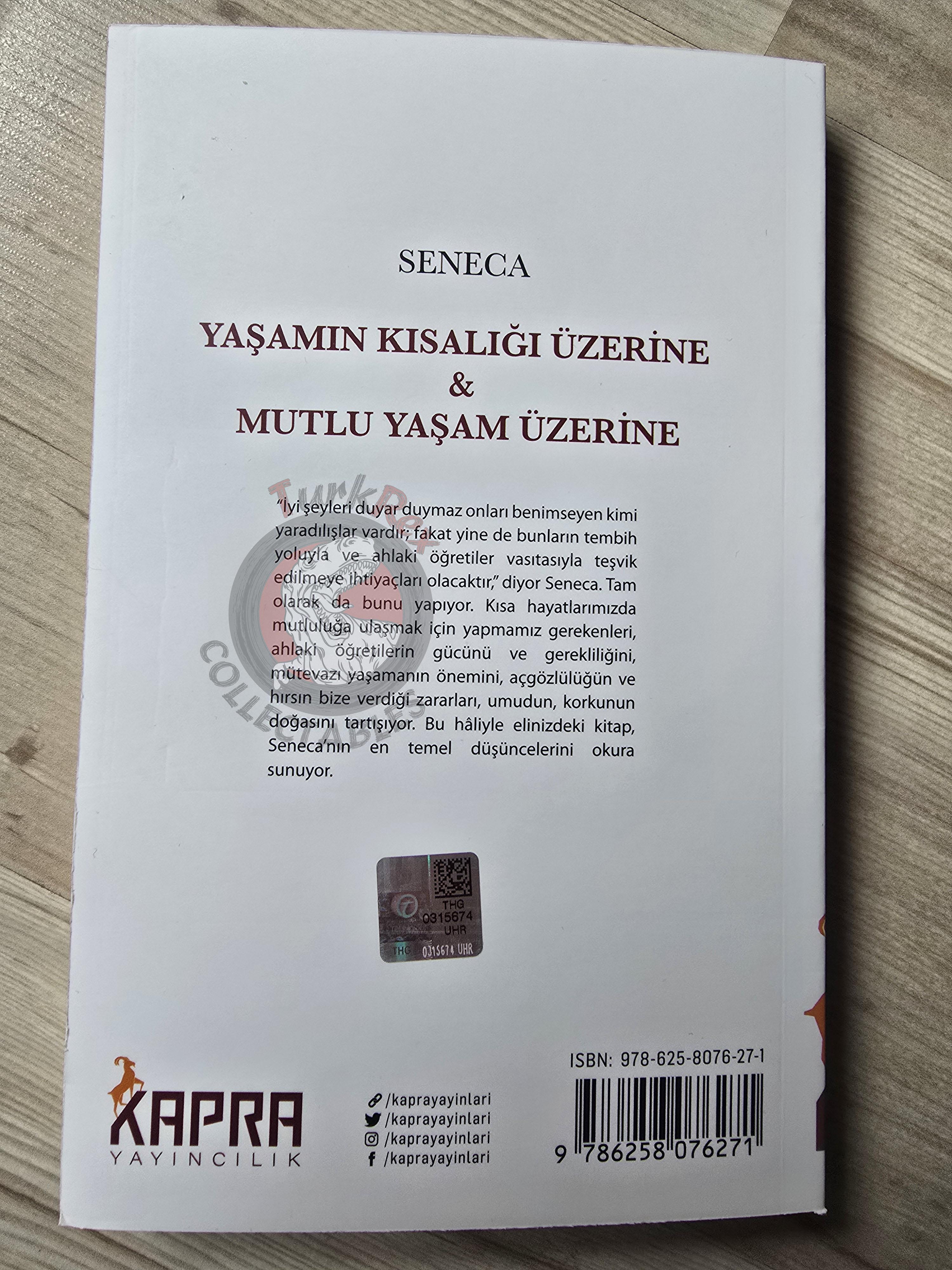 Lucius Annaeus Seneca – On the Shortness of Life 2022 Turkish Book Turkey
