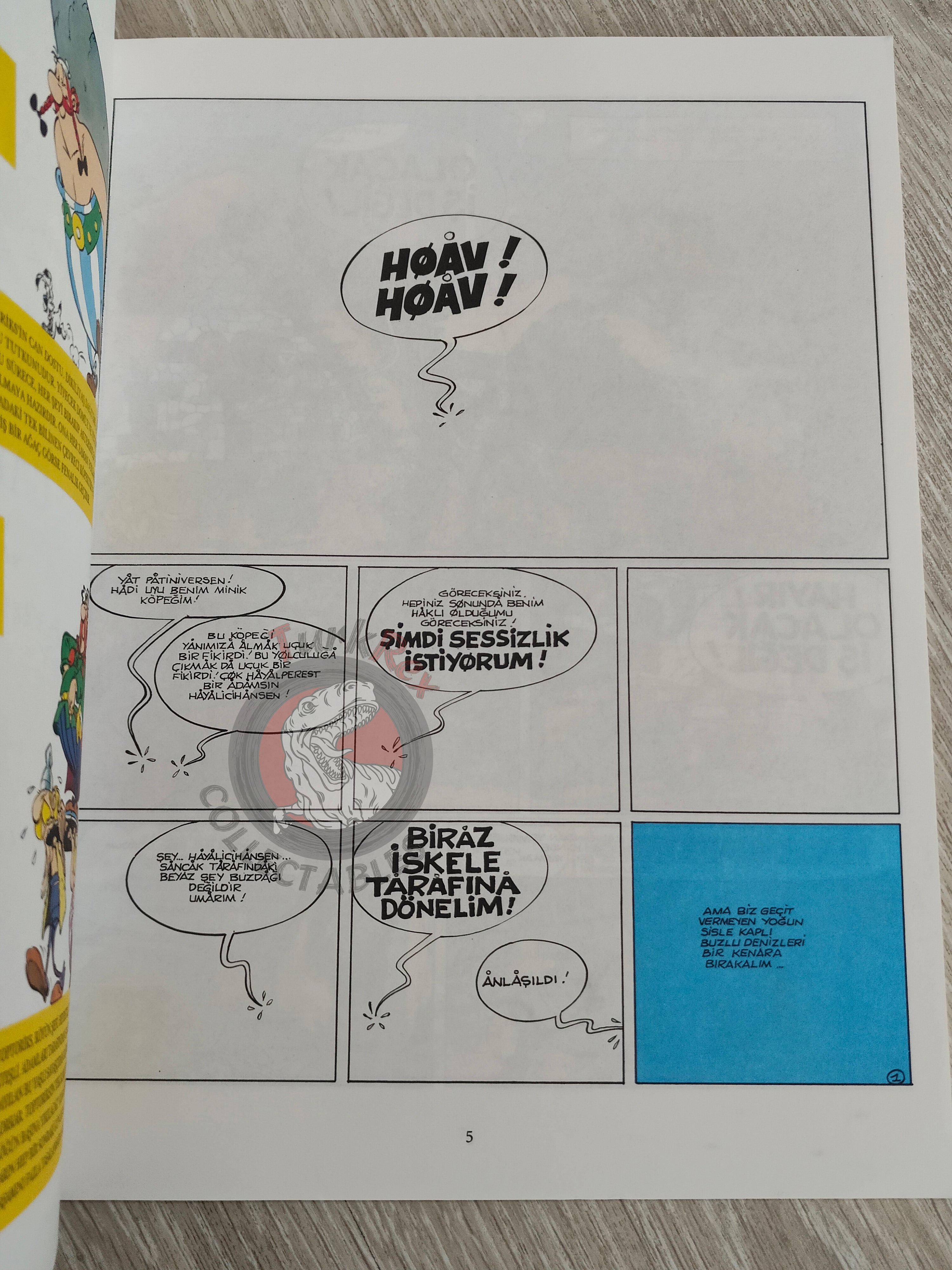 Asterix – Asterix and the Great Crossing 1999 Turkish Edition Comic Turkey